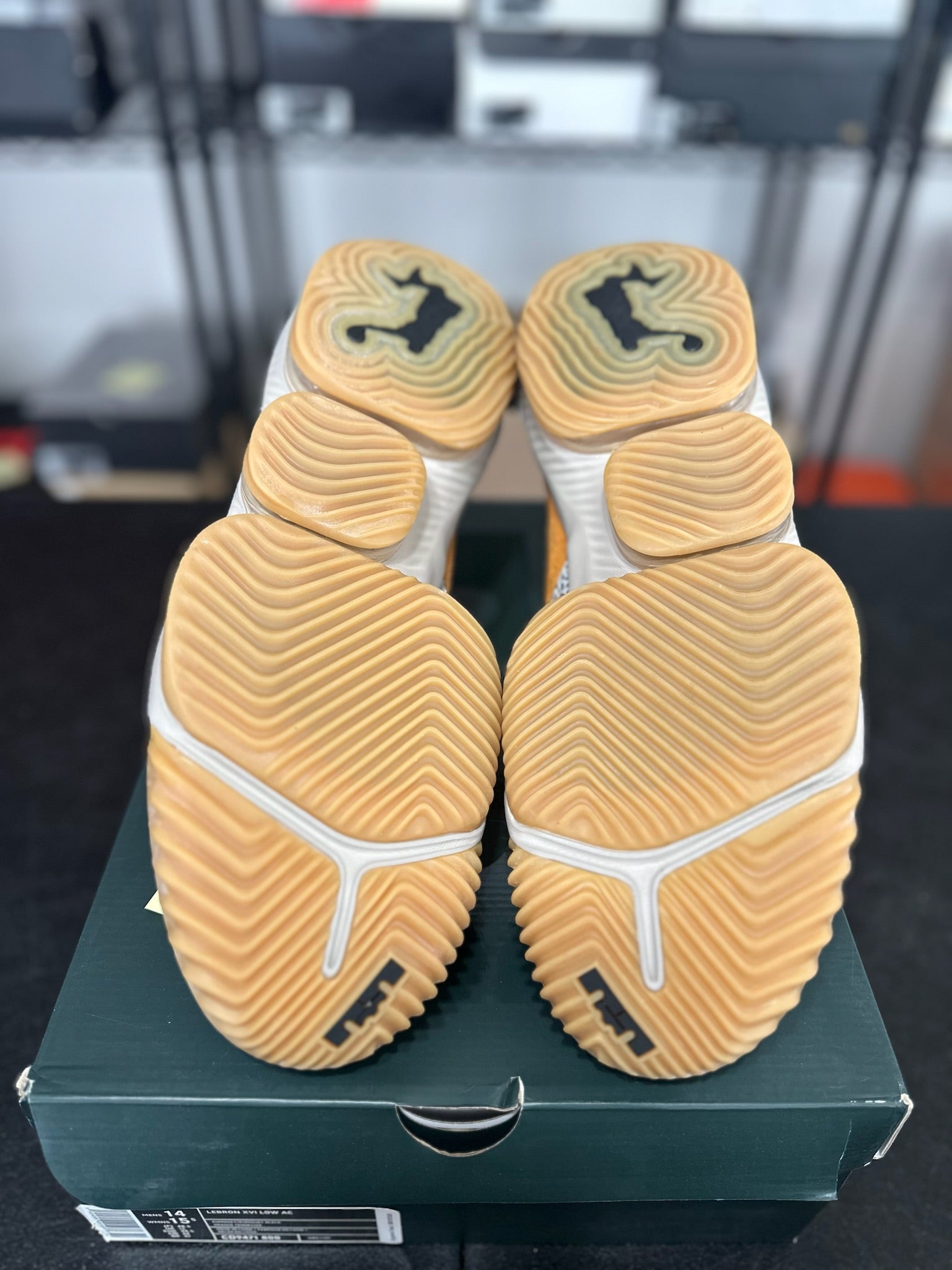 Size 14 - LeBron 16 atmos Safari