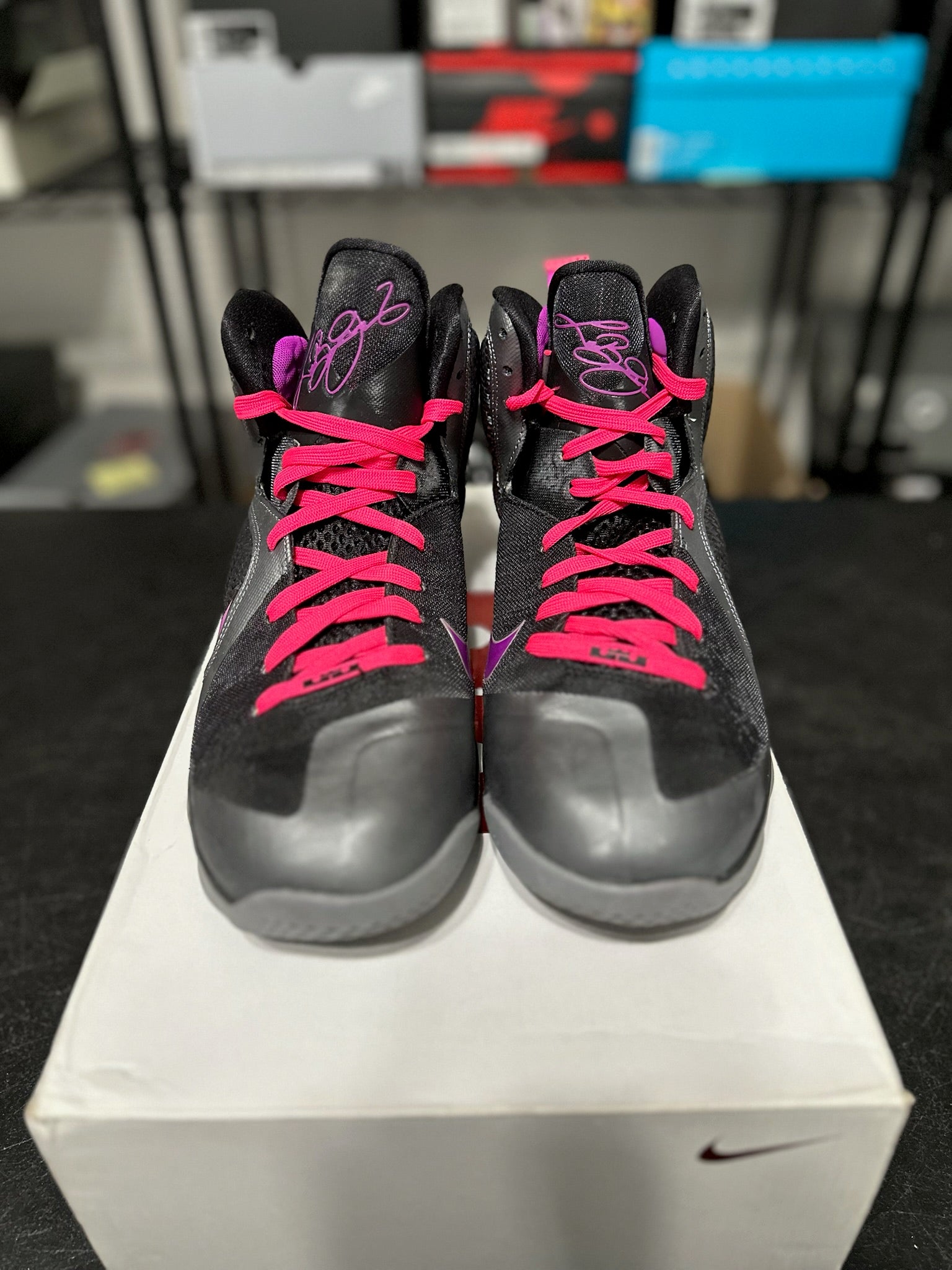Size 9.5 - LeBron 9 Miami Nights
