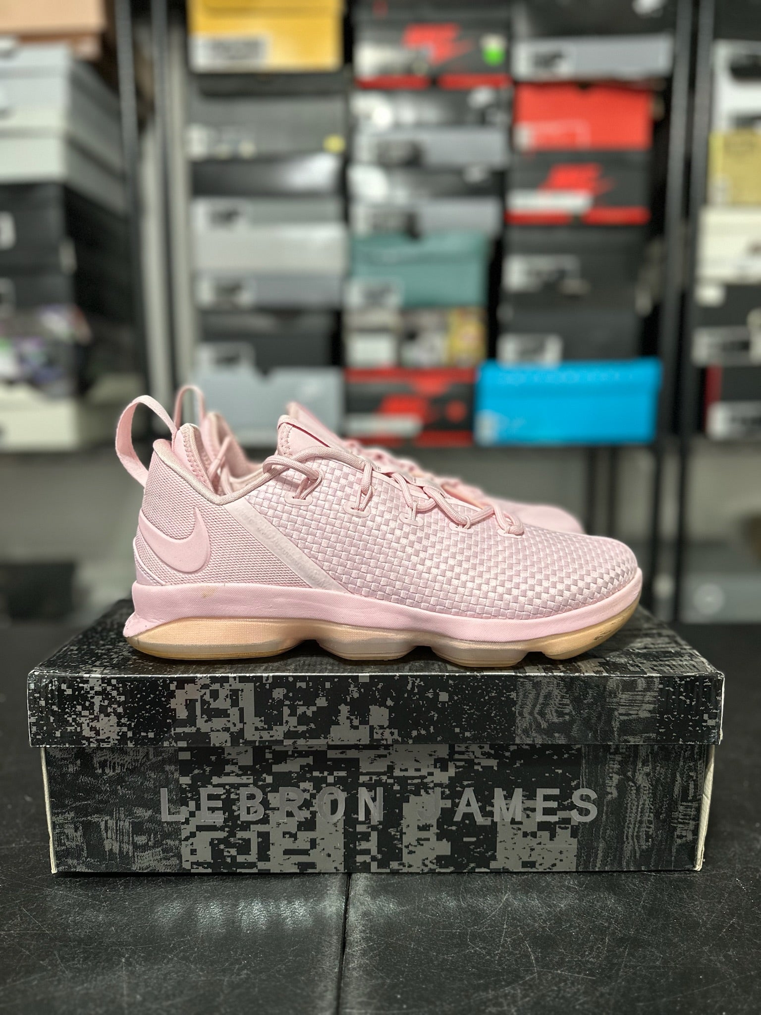 Size 12 - LeBron 14 Low Prism Pink