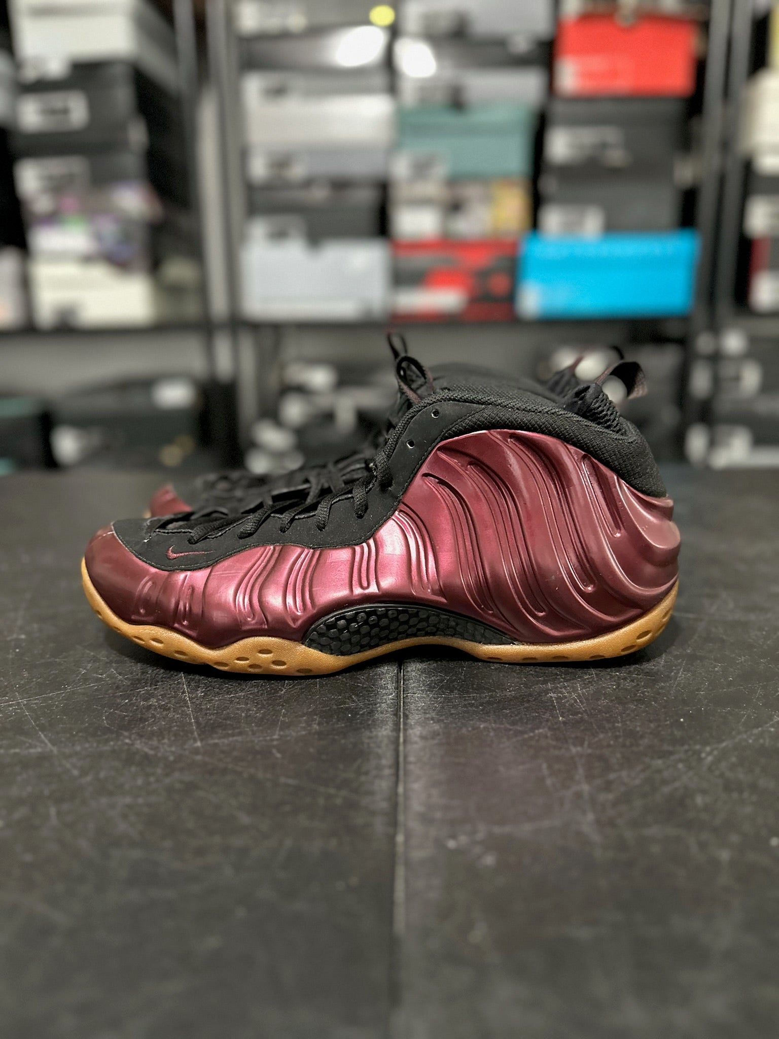Size 13 - Foamposite 1 Maroon