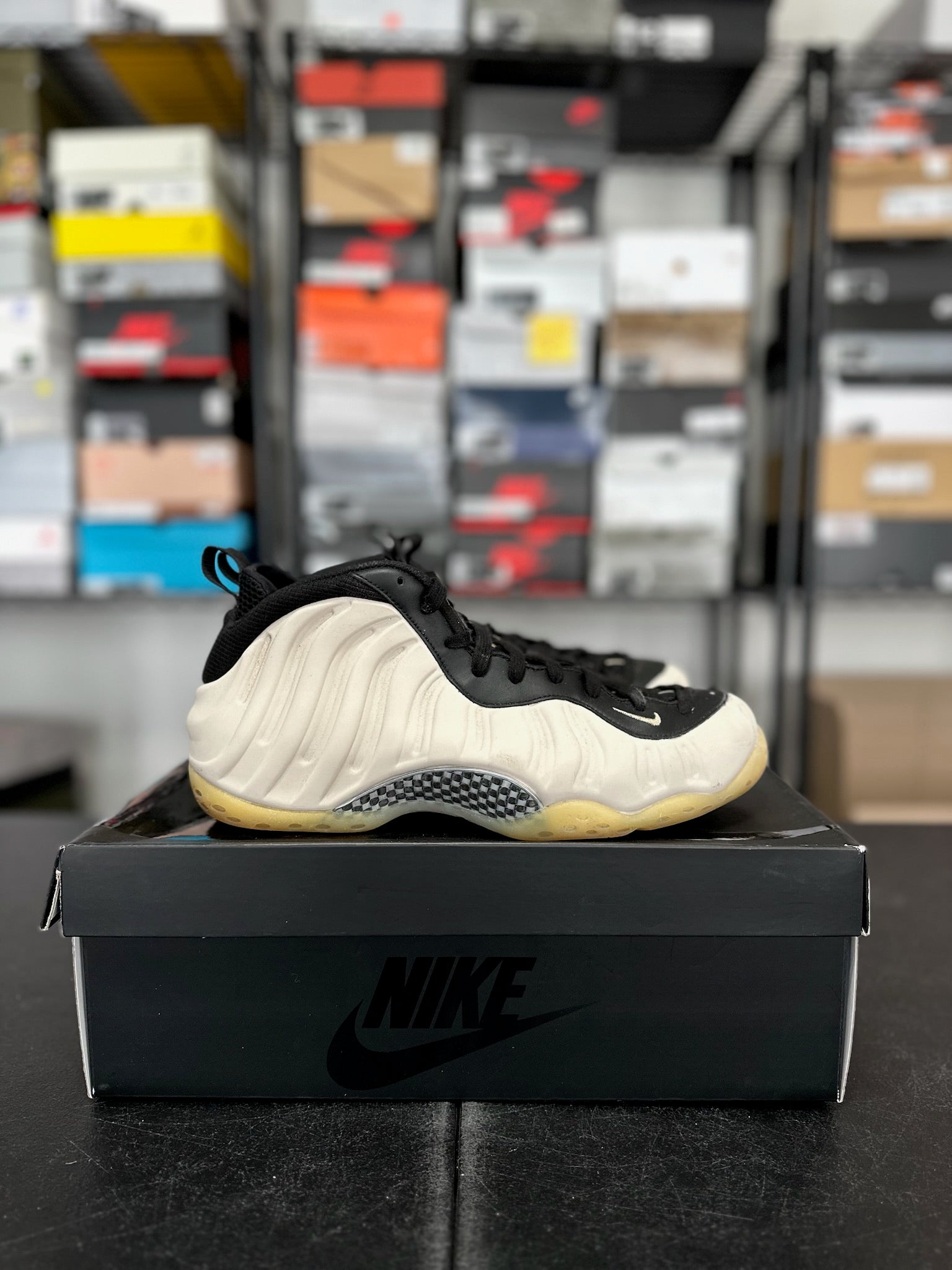 Size 12 - Foamposite 1 Light Orewood Brown