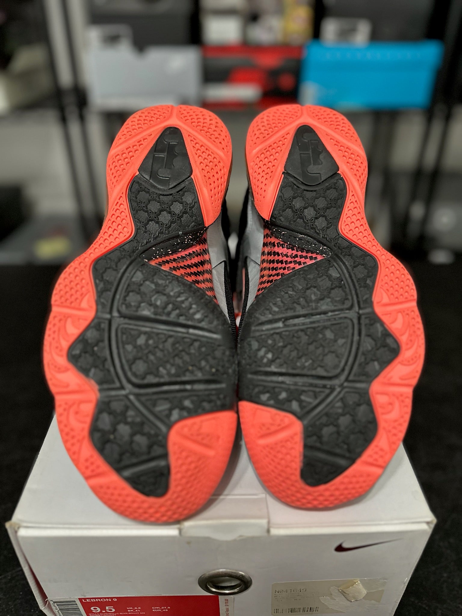 Size 9.5 - LeBron 9 Mango
