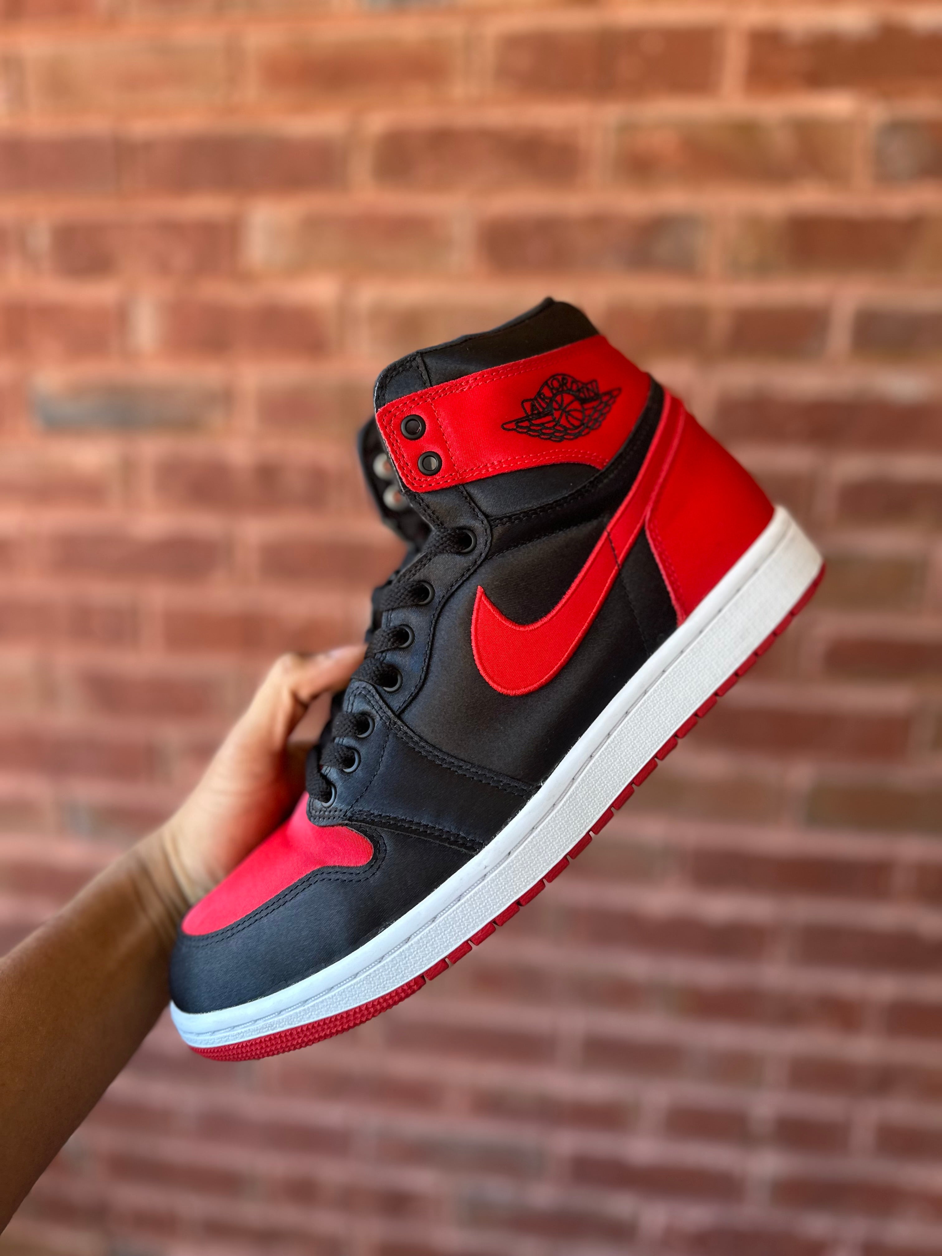 Size 11.5W - J1 Satin bred