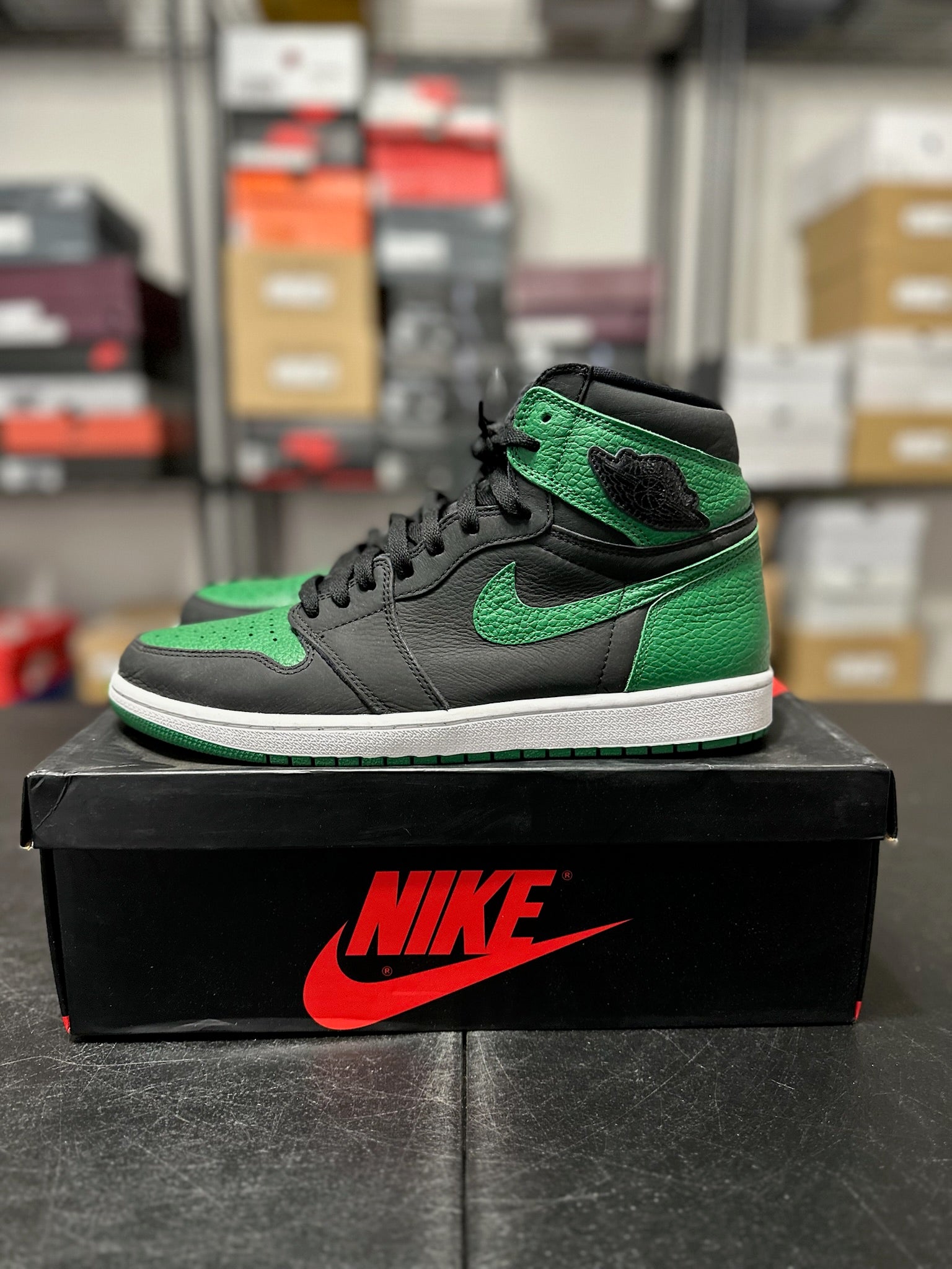 Size 11.5 - J1 High Pine Green Black