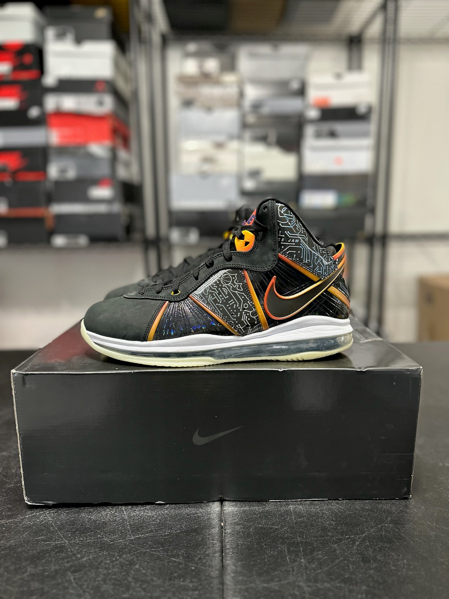 Size 10.5 - LeBron 8 Space Jam