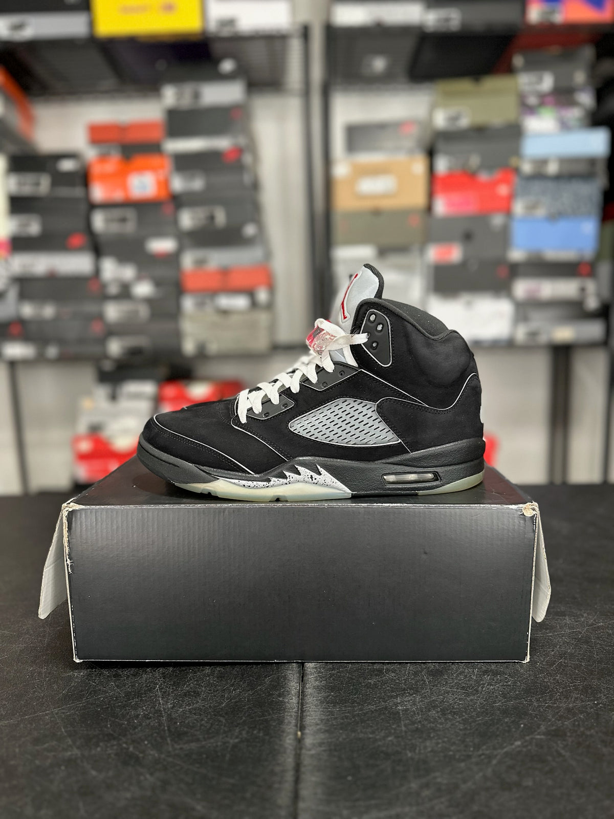 Size 11.5 - J5 black metallic reimagined