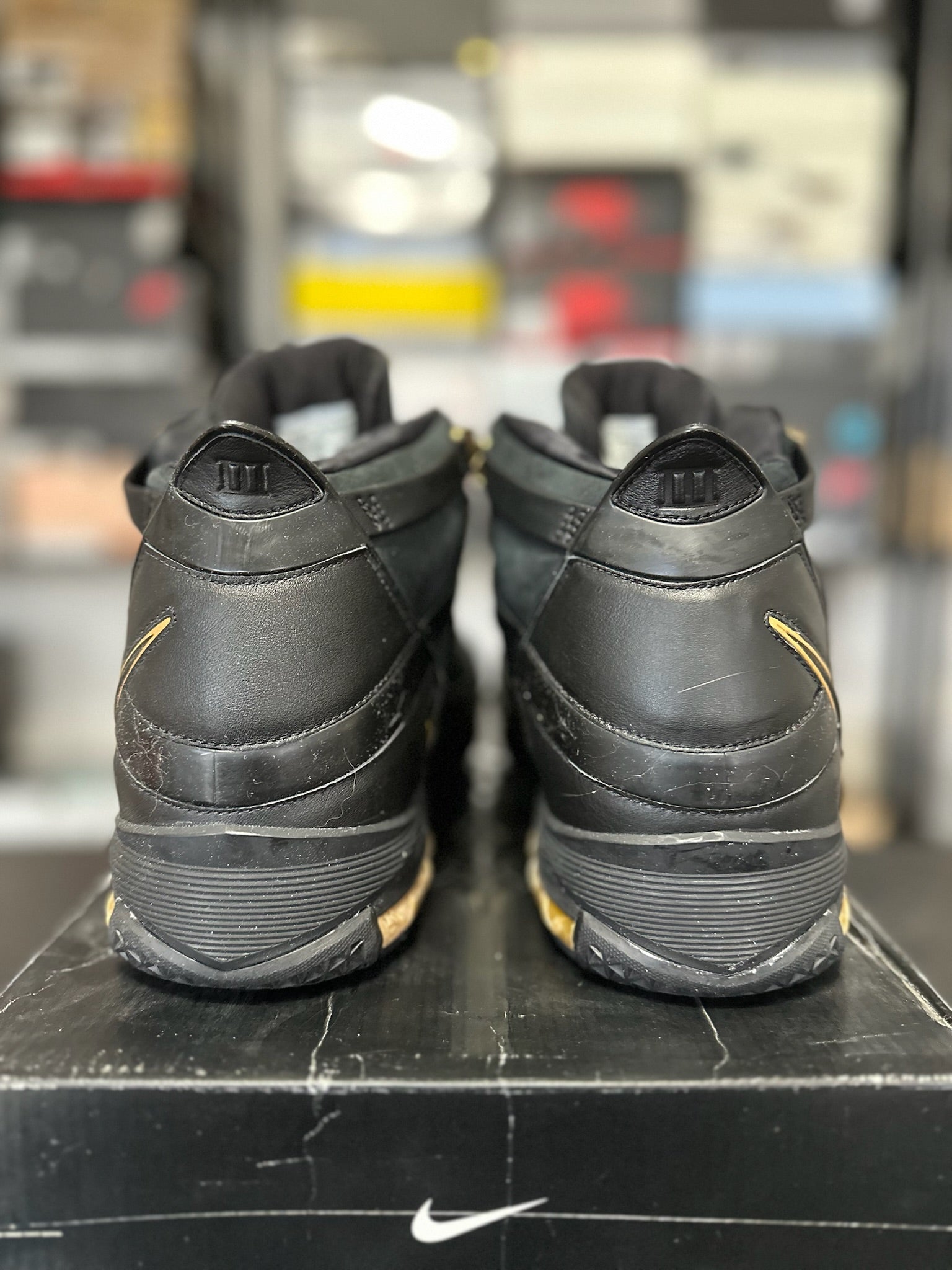 Size 13 - LeBron Zoom 3 Black Metallic Gold