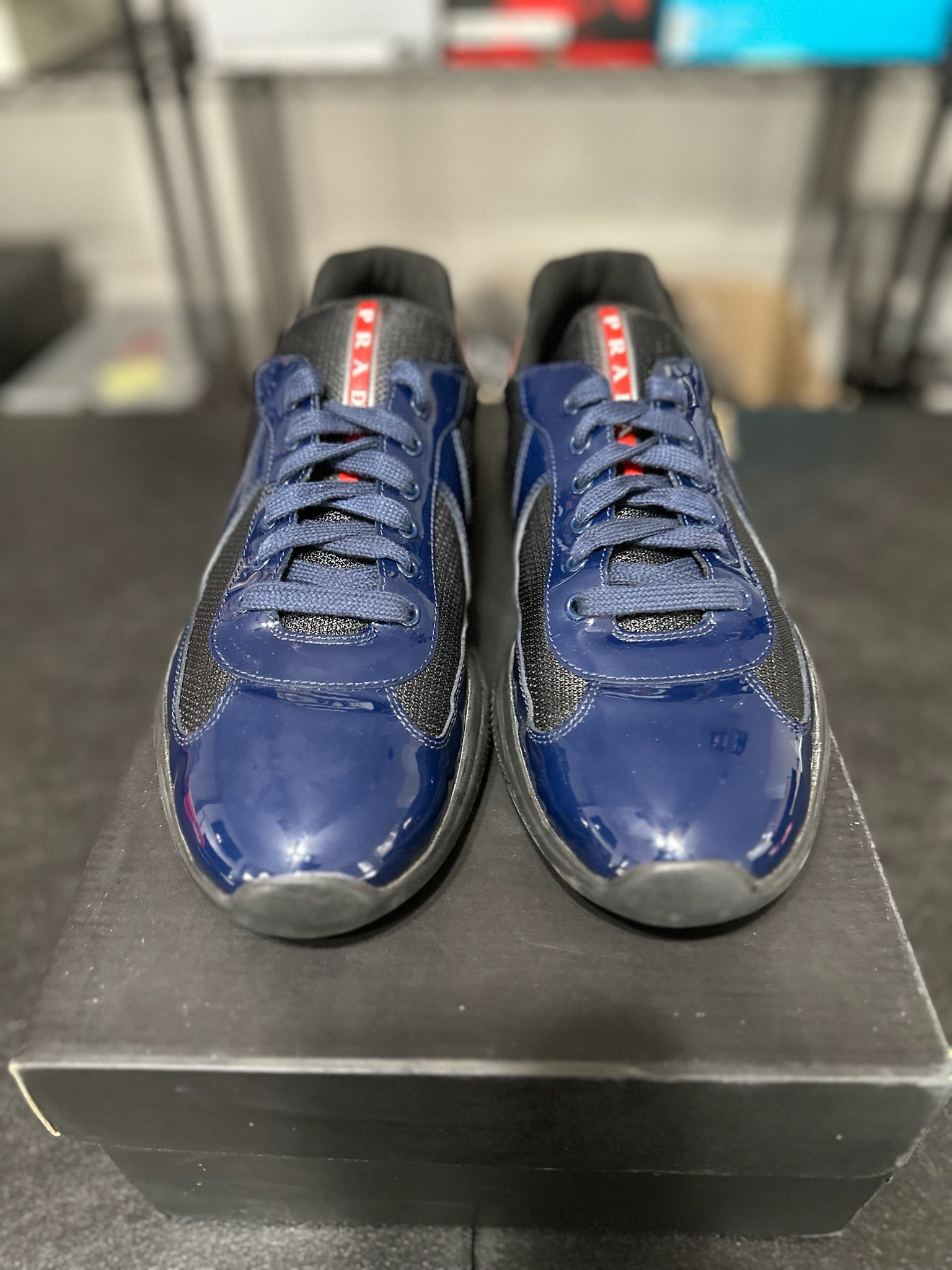 Size 9 - Prada America’s Cup Royal Blue Red