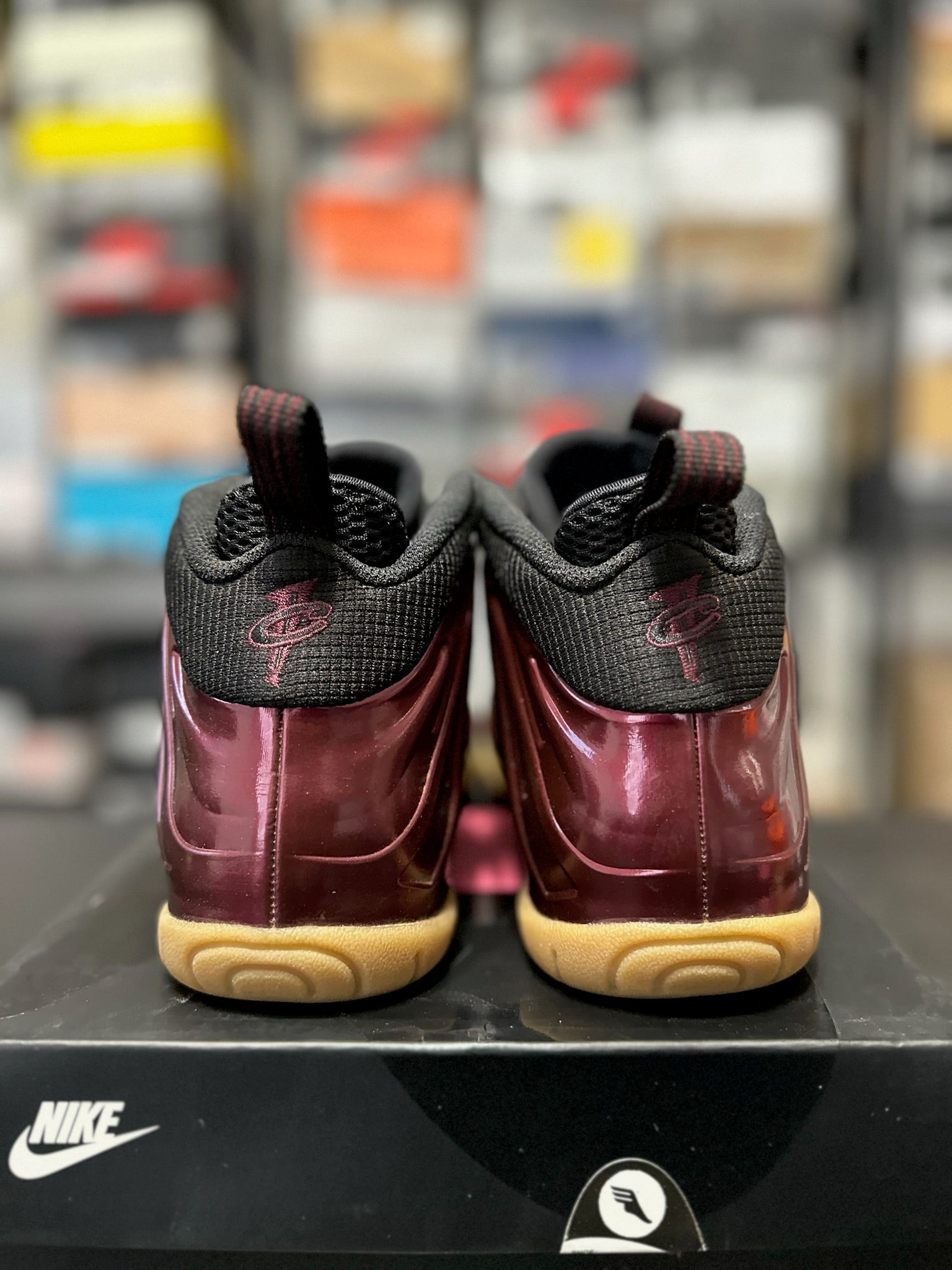 Size 7Y - Foamposite 1 Maroon