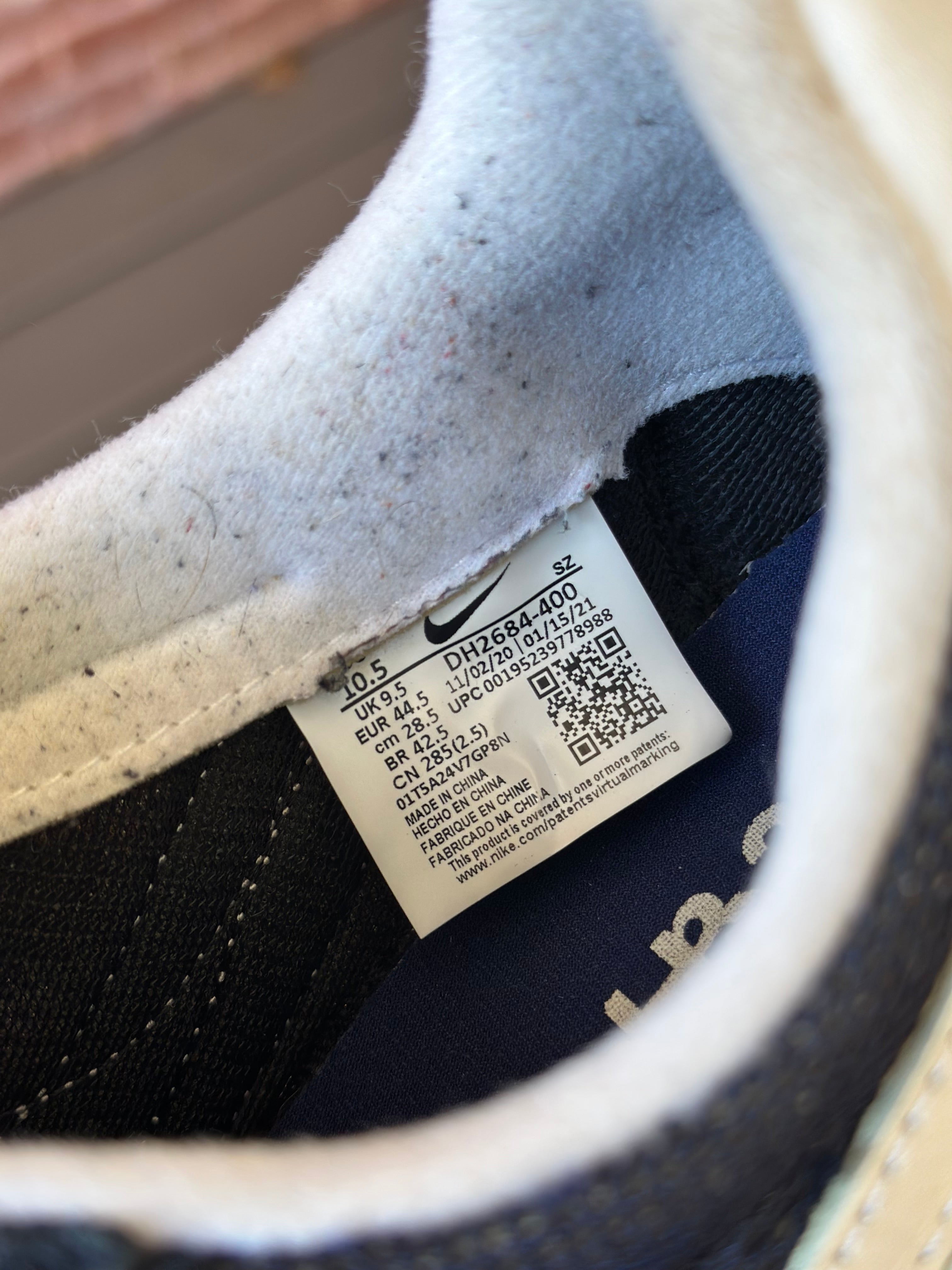 Size 10.5 - sacai blackened blue