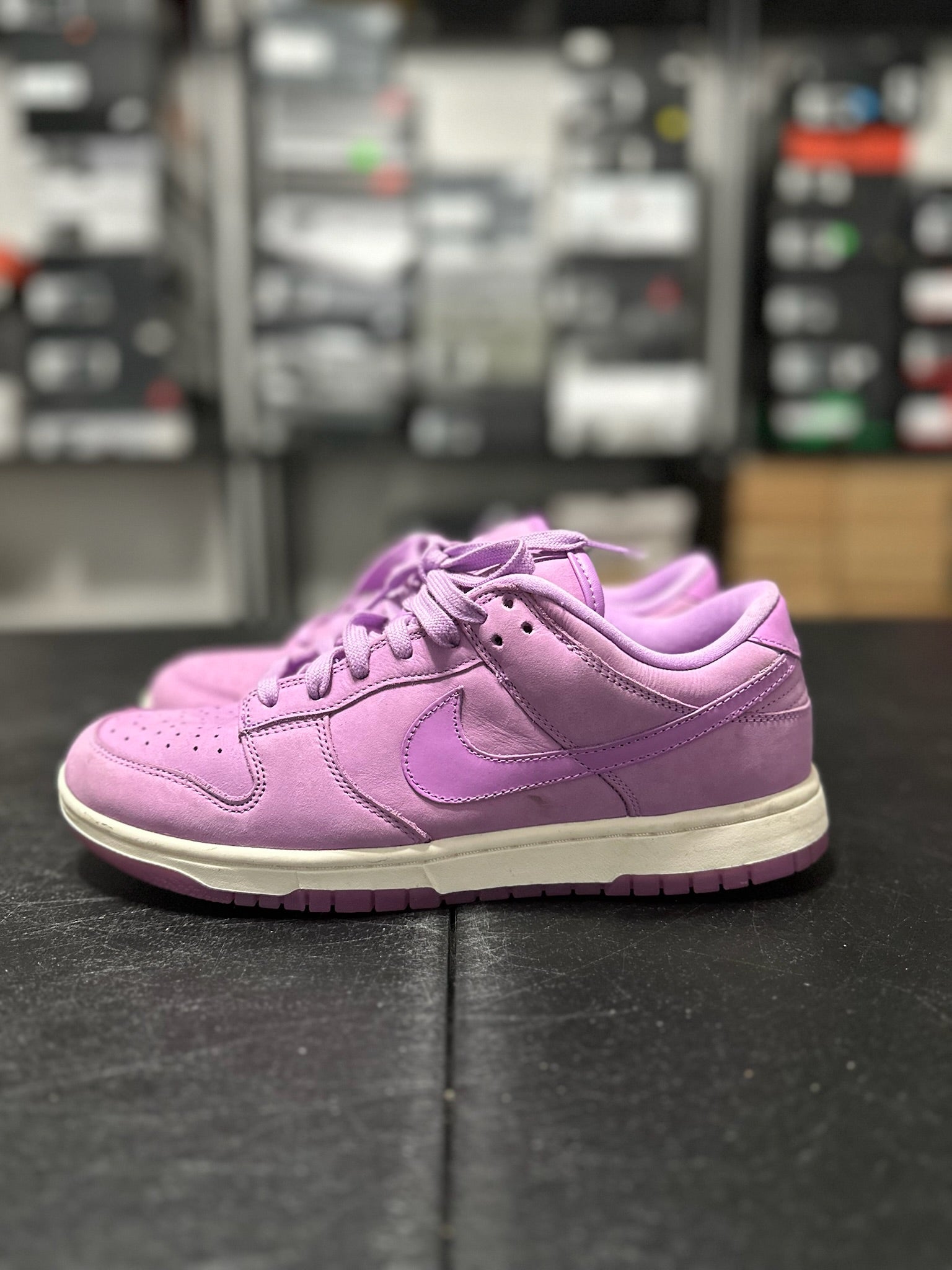 Size 8.5 - (10W) Dunk Low PRM MF Rush Fuchsia