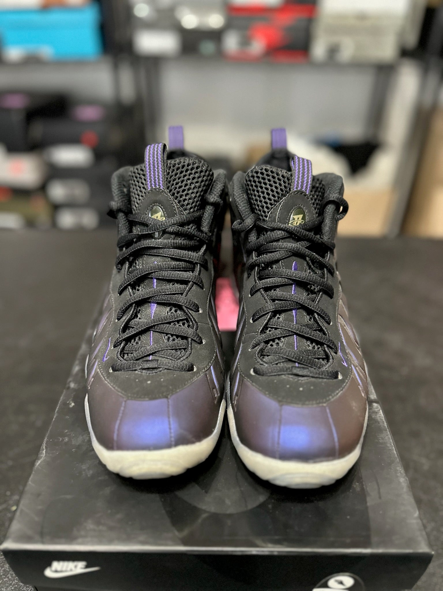 Size 7Y - Foamposite 1 Eggplant