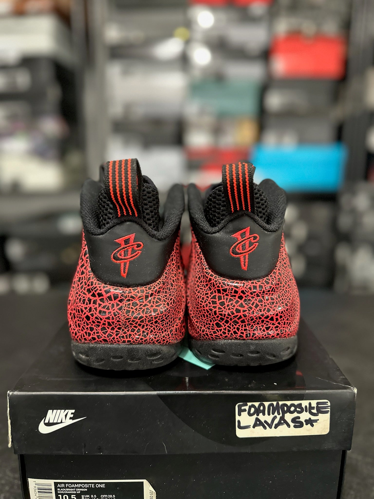 Size 10.5 - Foamposite 1 Cracked Lava