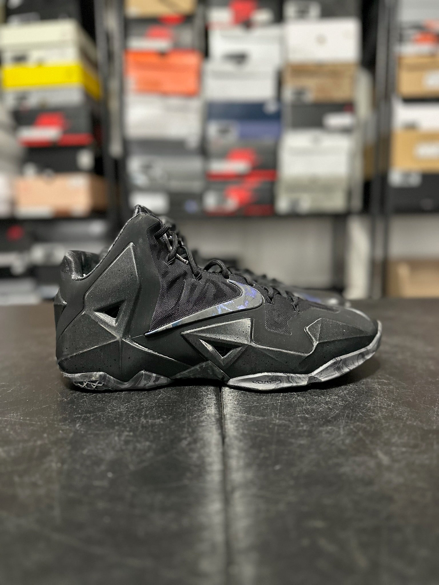 Size 12 - LeBron 11 blackout