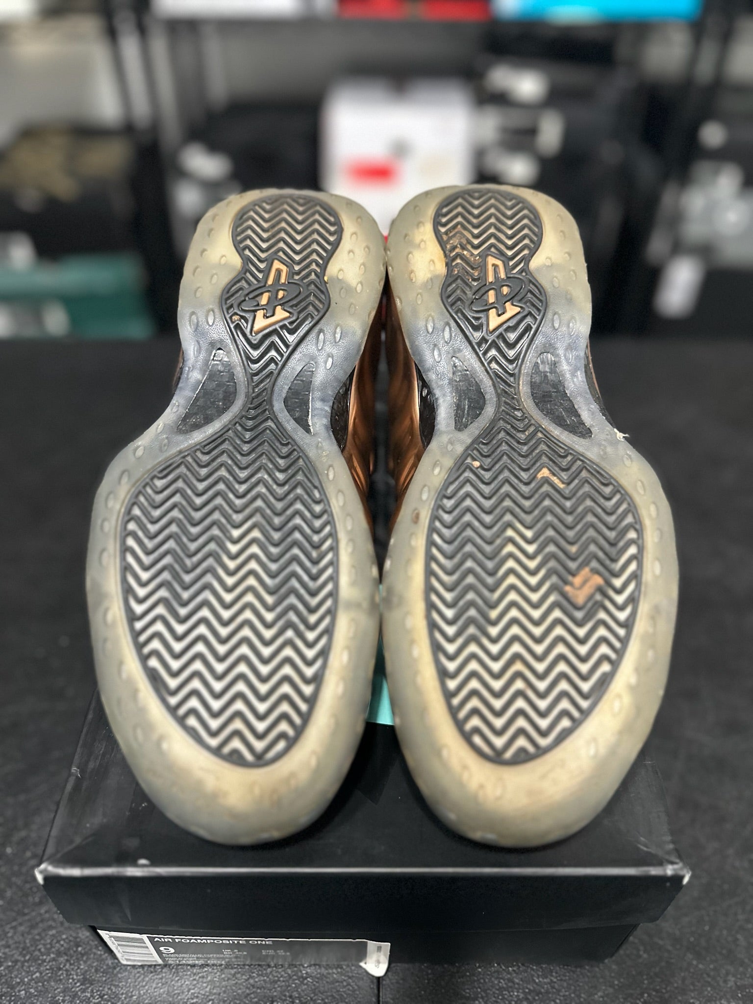 Size 9 - Foamposite 1 Copper