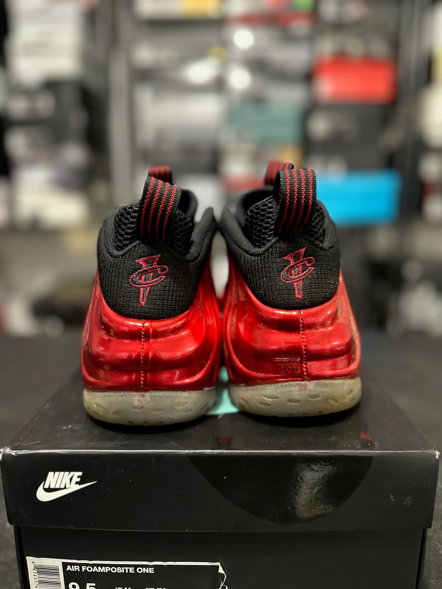 Size 9.5 - Foamposite 1 Metallic Red