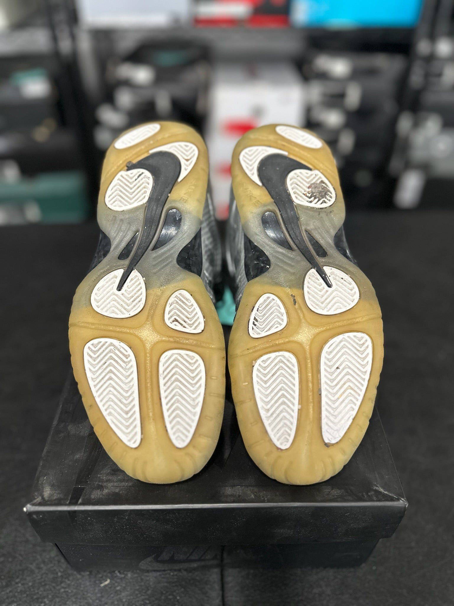 Size 6Y - Foamposite Pro Silver Surfer