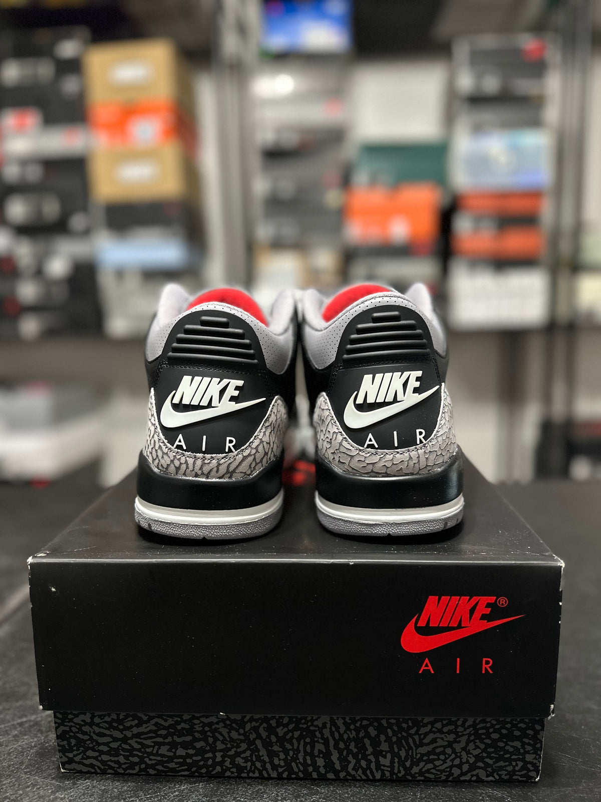 Size 14 - J3 Black cement reimagined