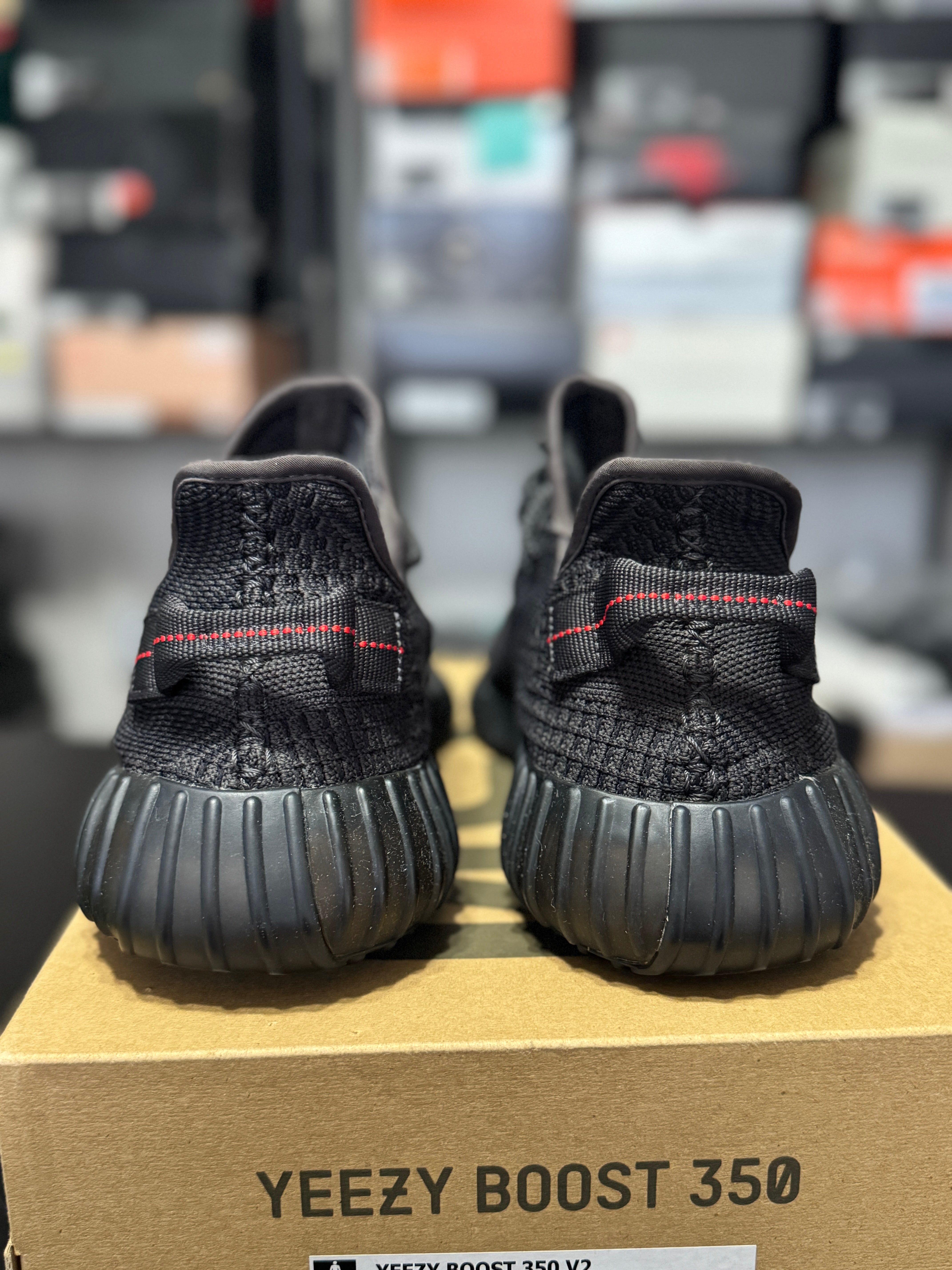 Size 10.5 - YZY 350 black reflective