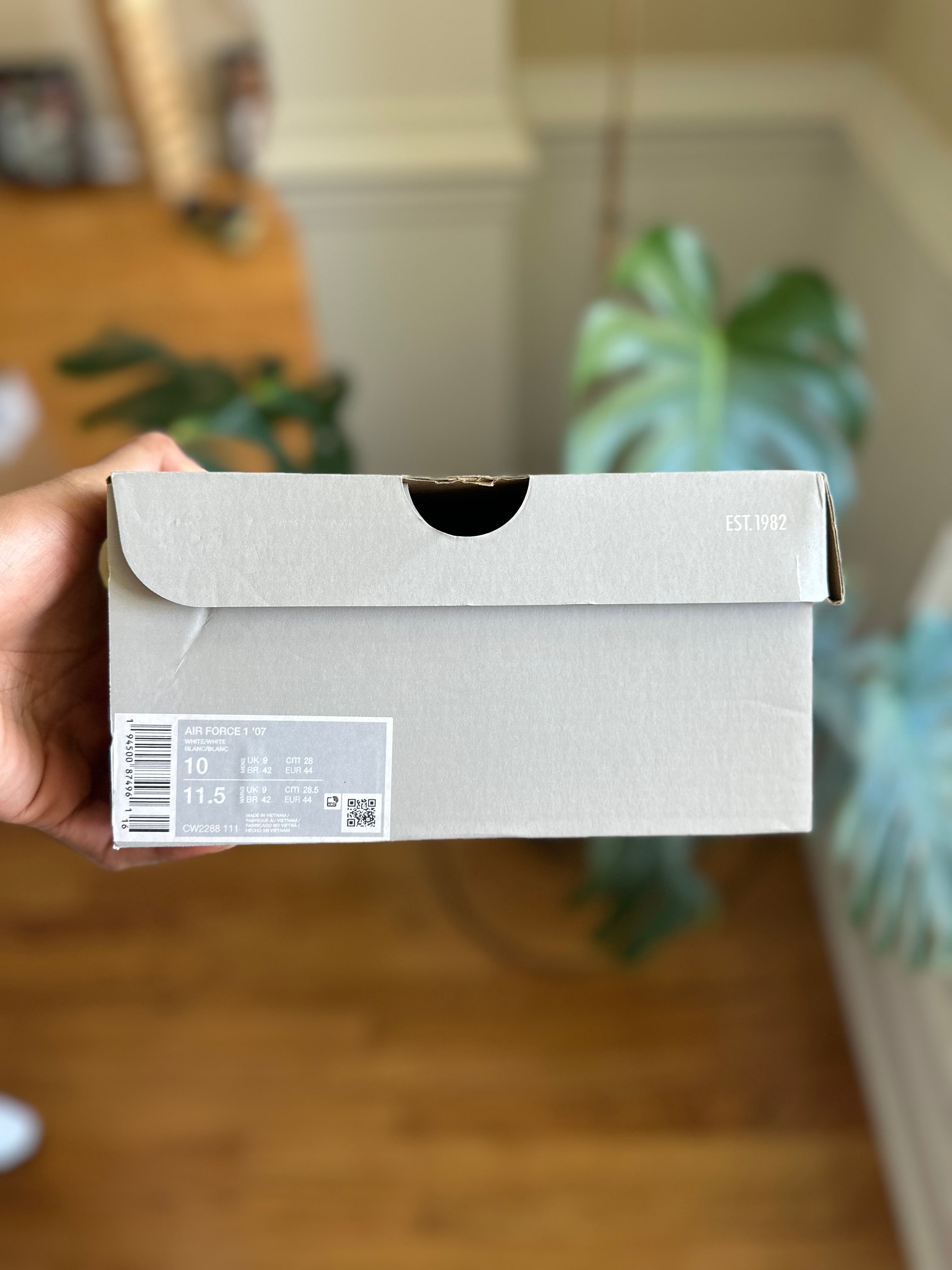 Size 10 - AF1 white