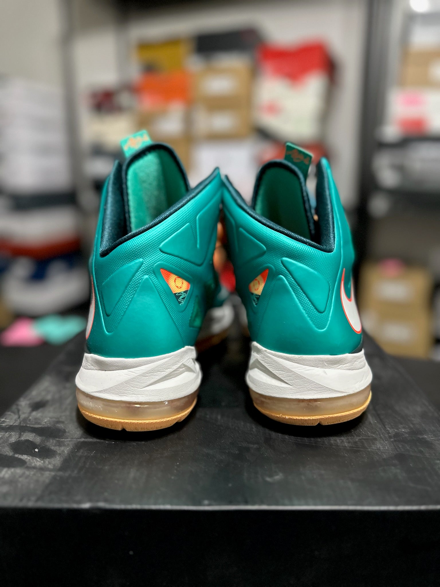 Size 8.5 - LeBron X Miami Dolphins