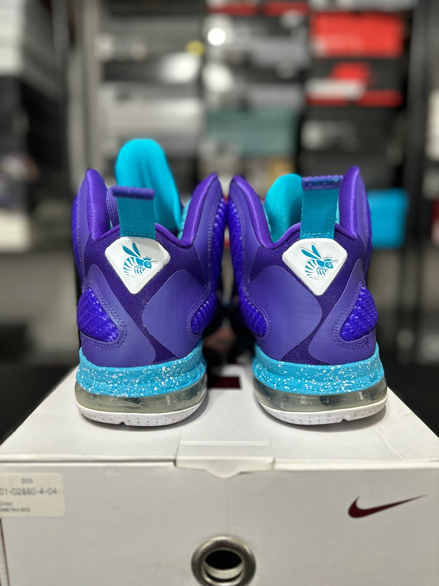 Size 9.5 - LeBron 9 Summit Lake Hornets