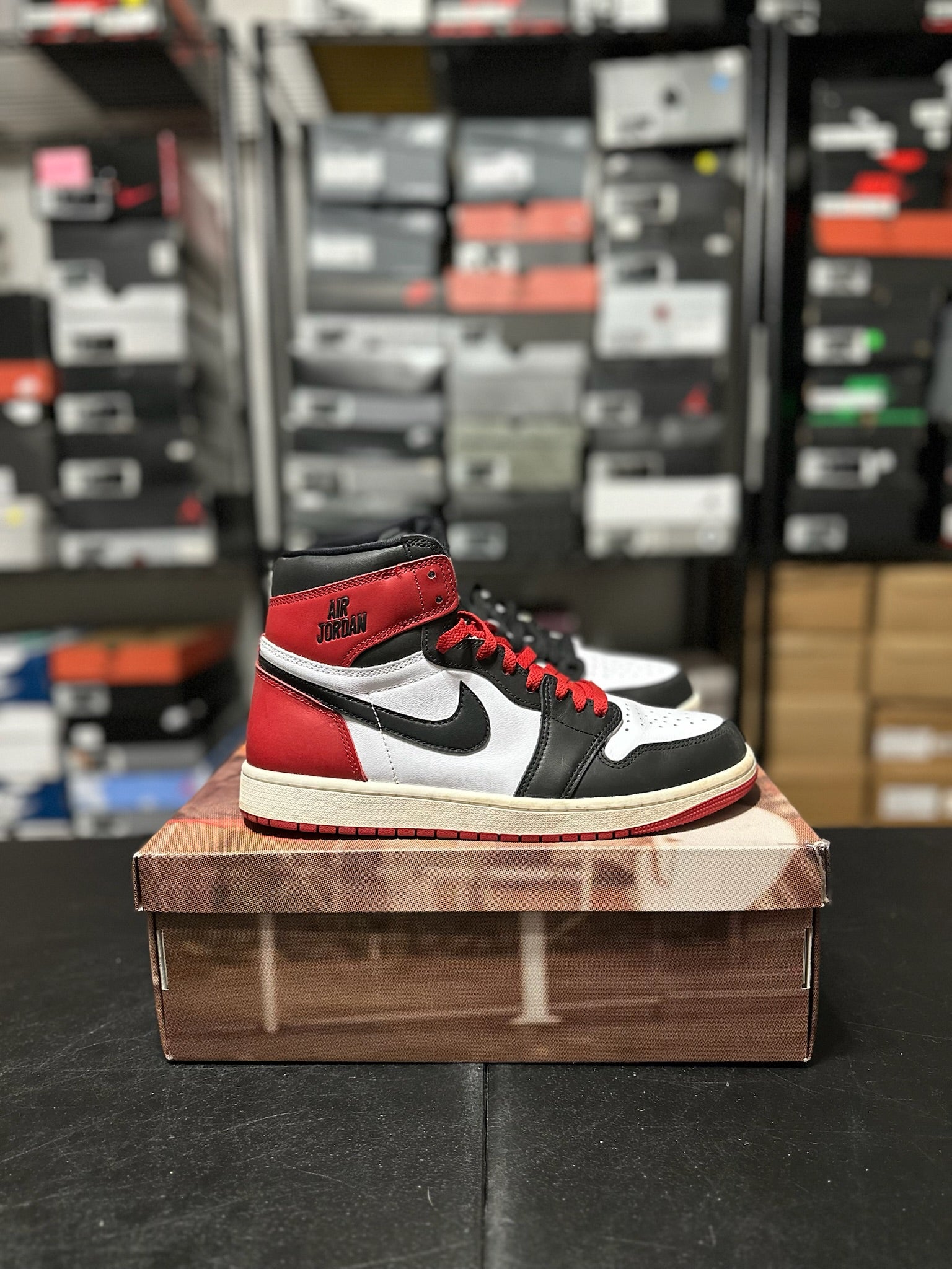 Size 9.5 - J1 High Black Toe Reimagined