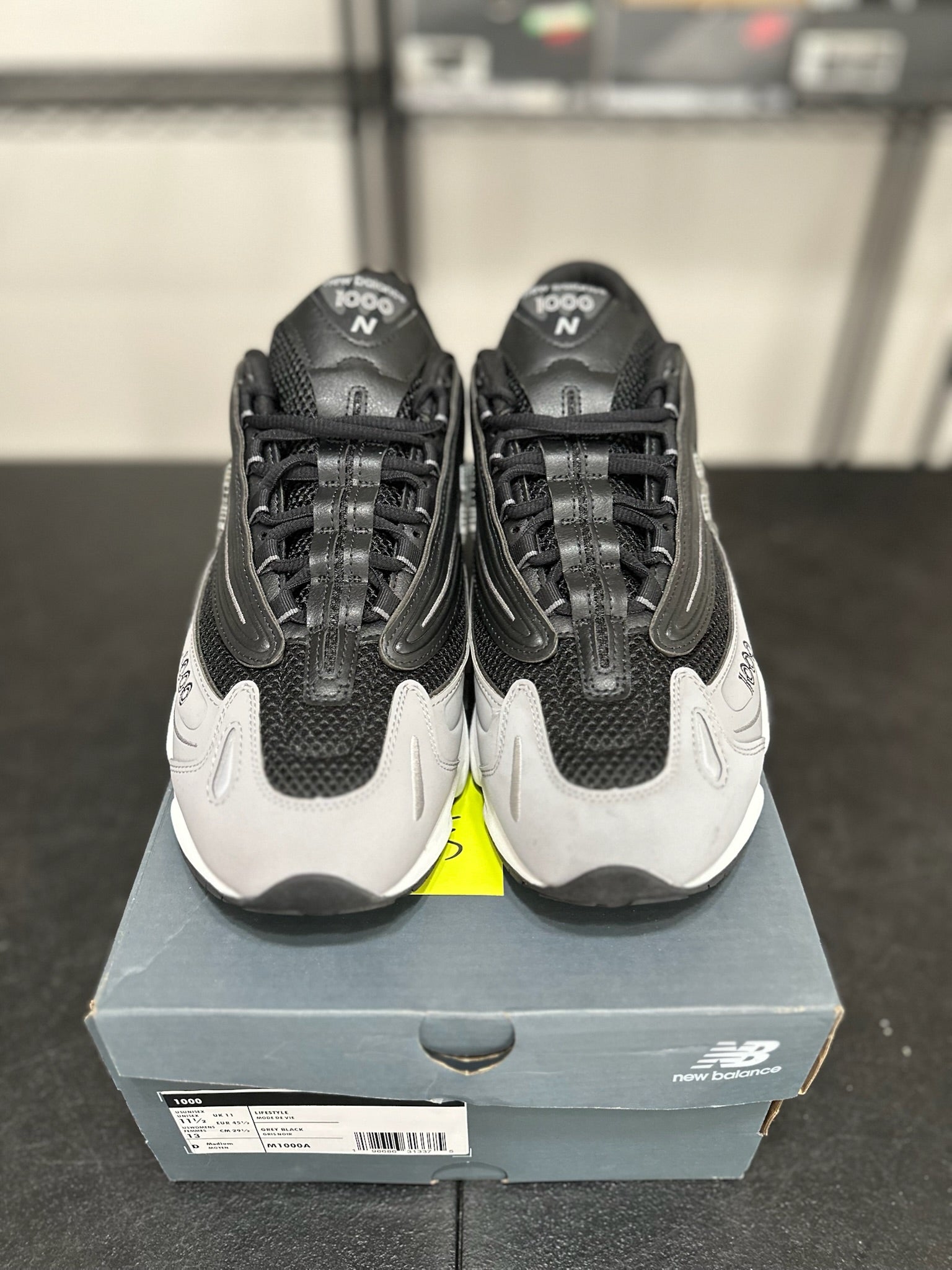 Size 11.5 - NB 1000 Black Grey