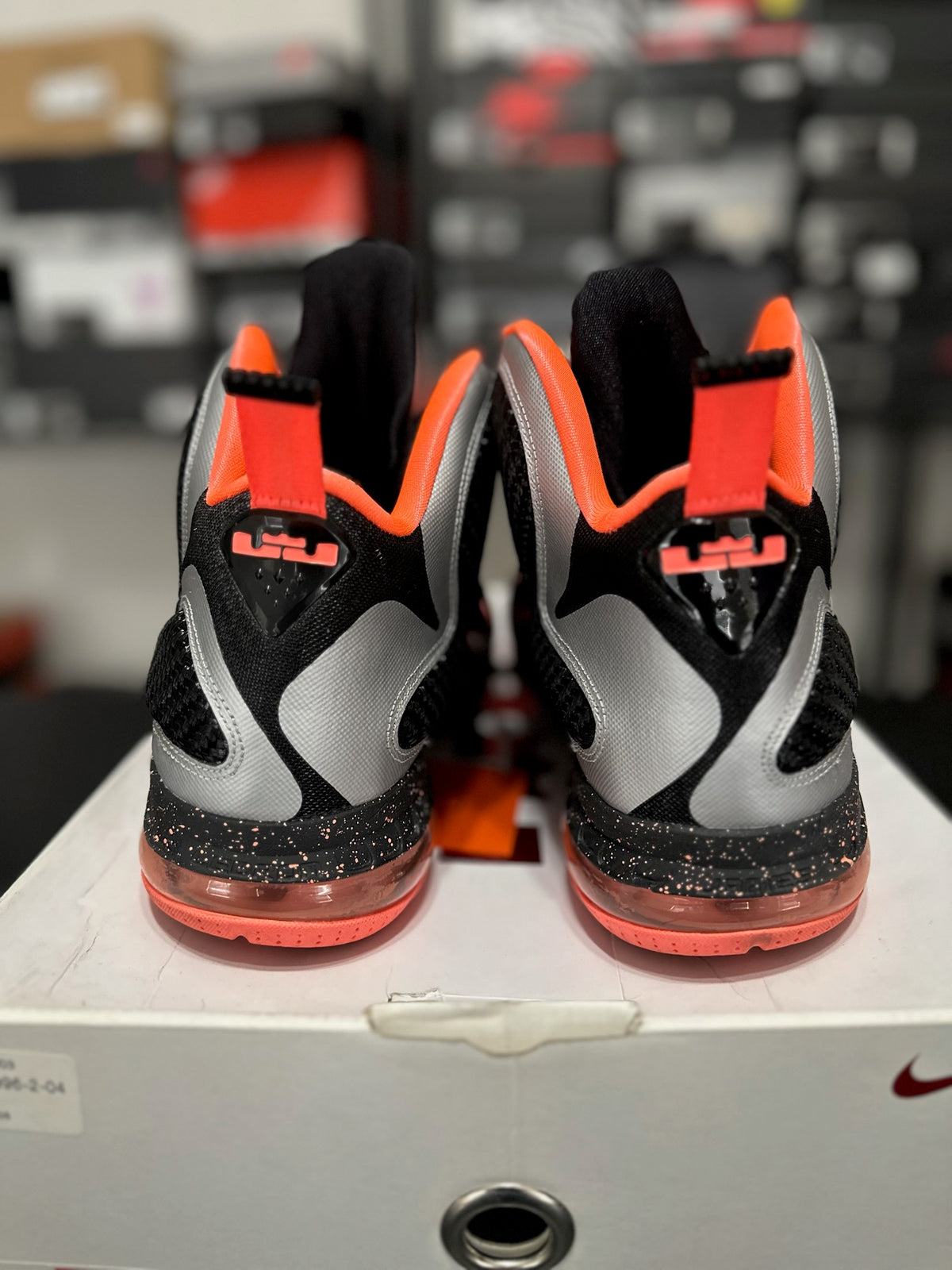 Size 13 - LeBron 9 mango