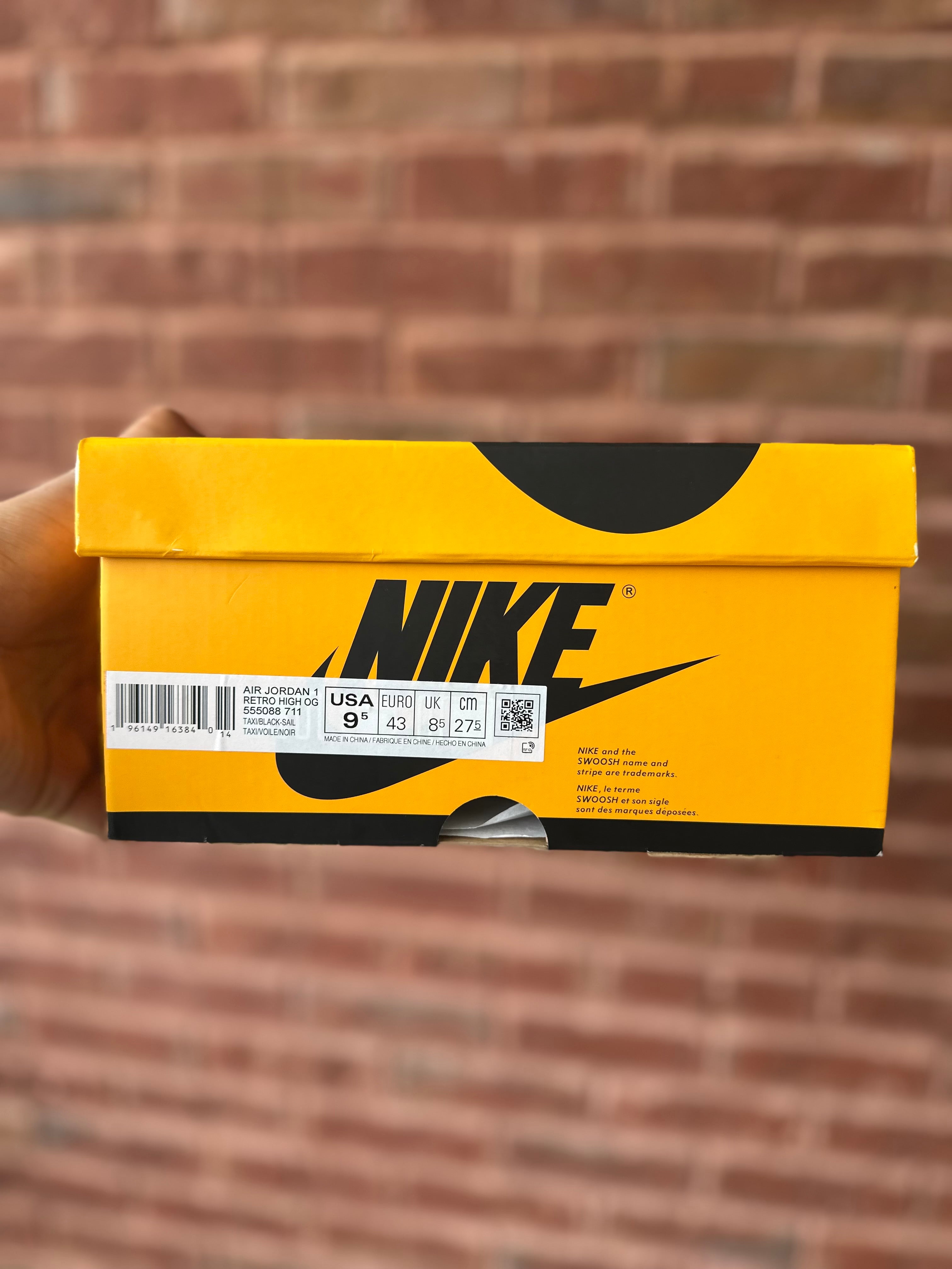 Size 9.5 - J1 yellow toe