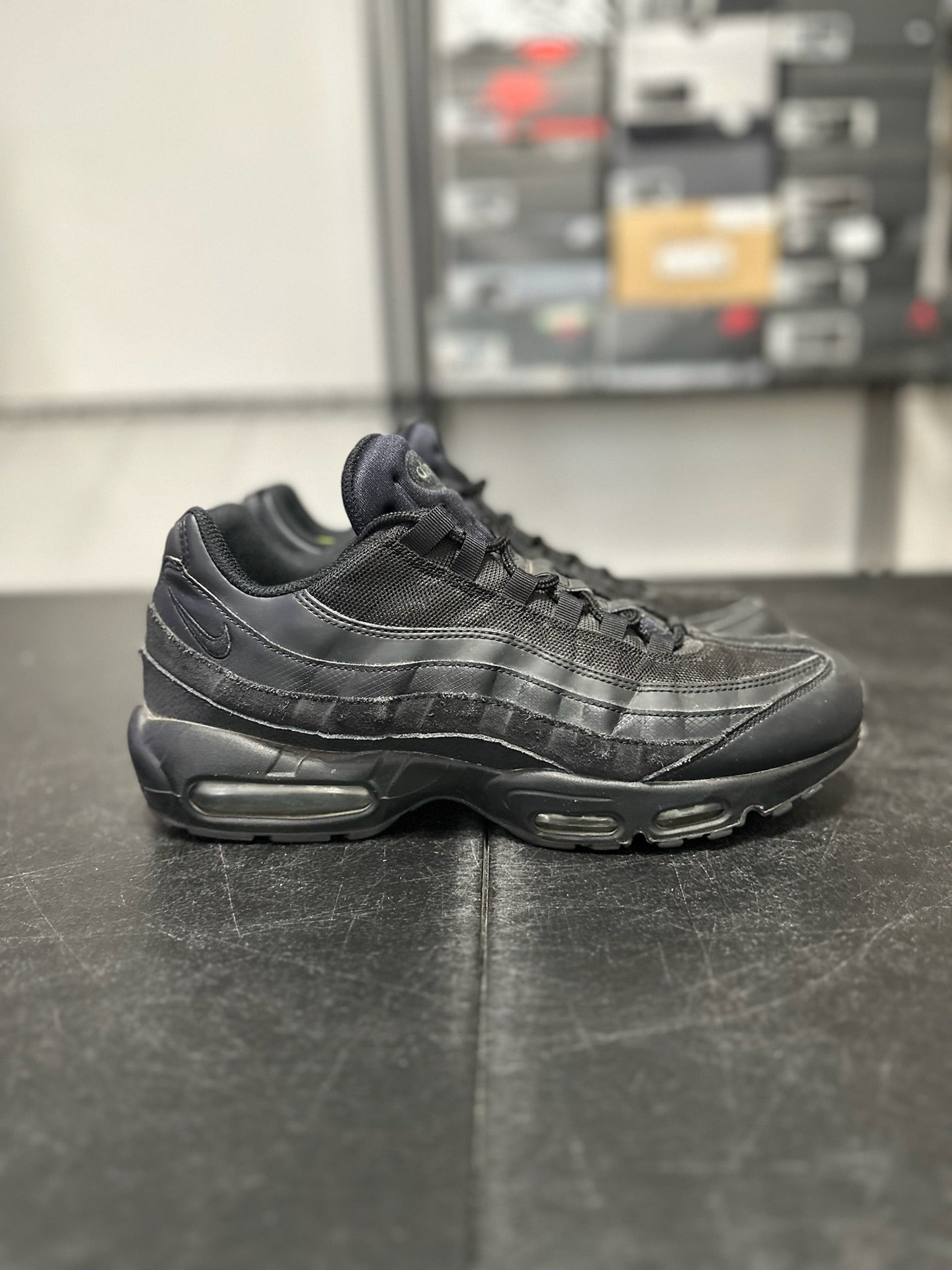 Size 12 - Air Max 95 Essential Triple Black