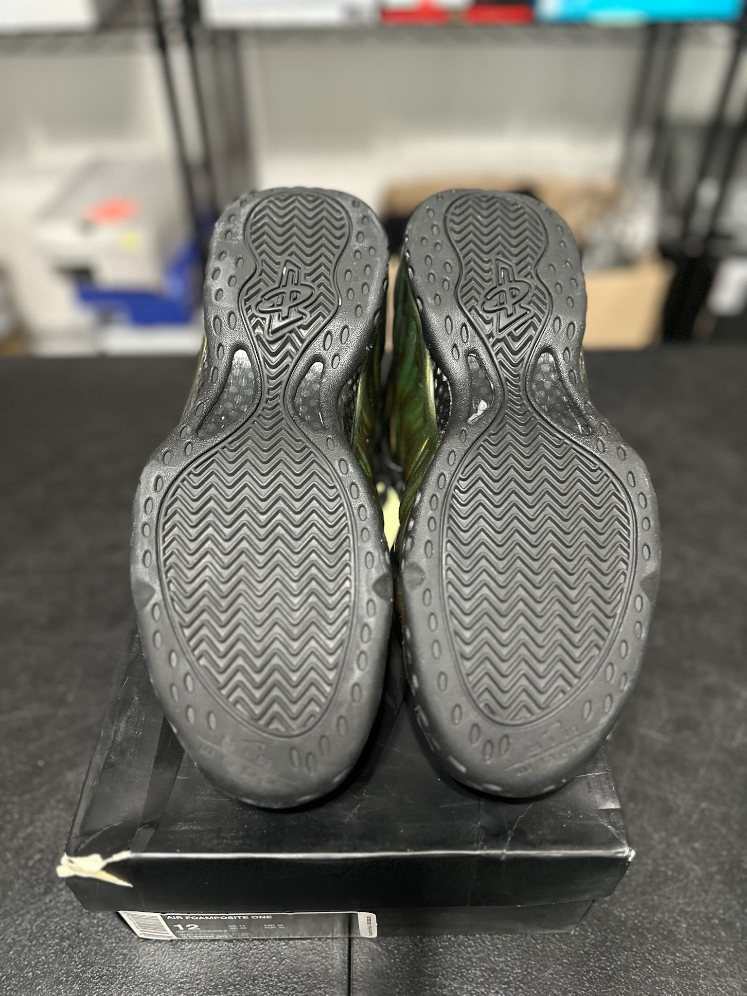 Size 12 - Foamposite 1 Legion Green