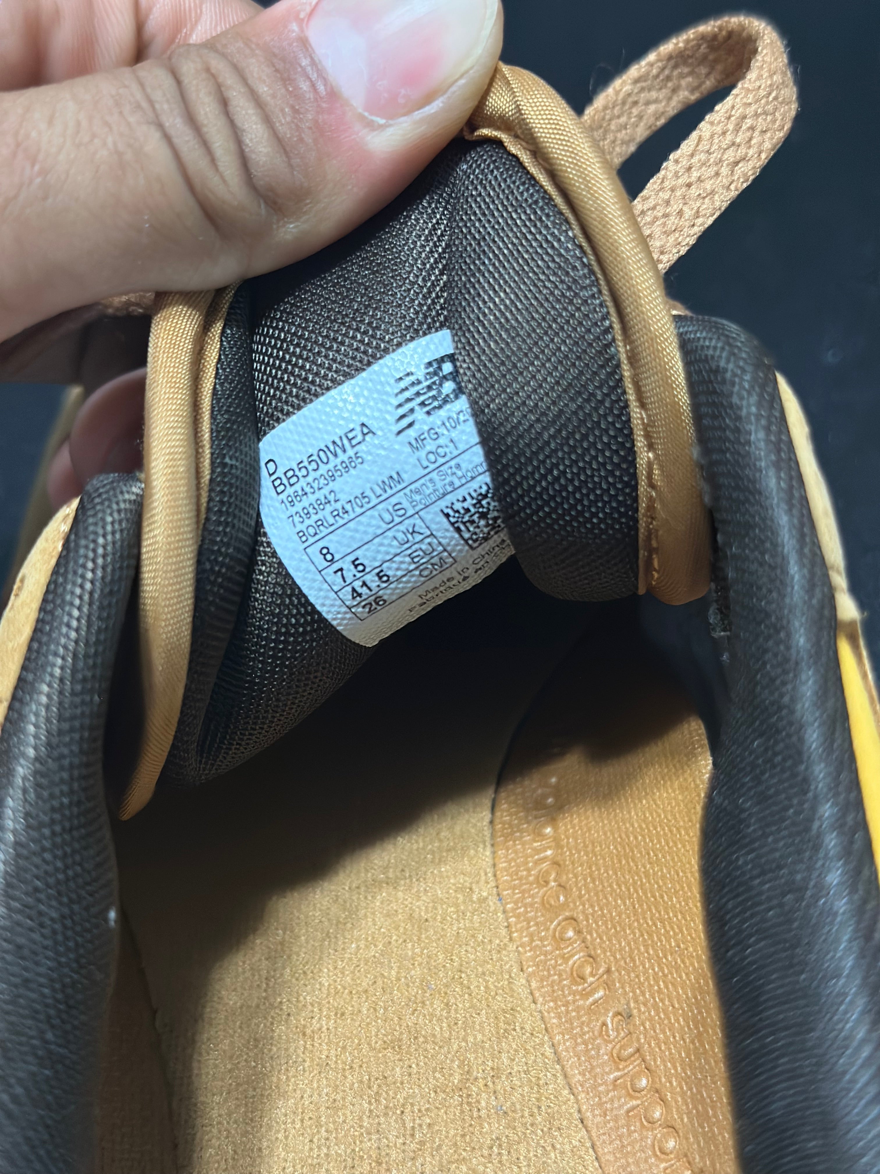 Size 8 - NB 550