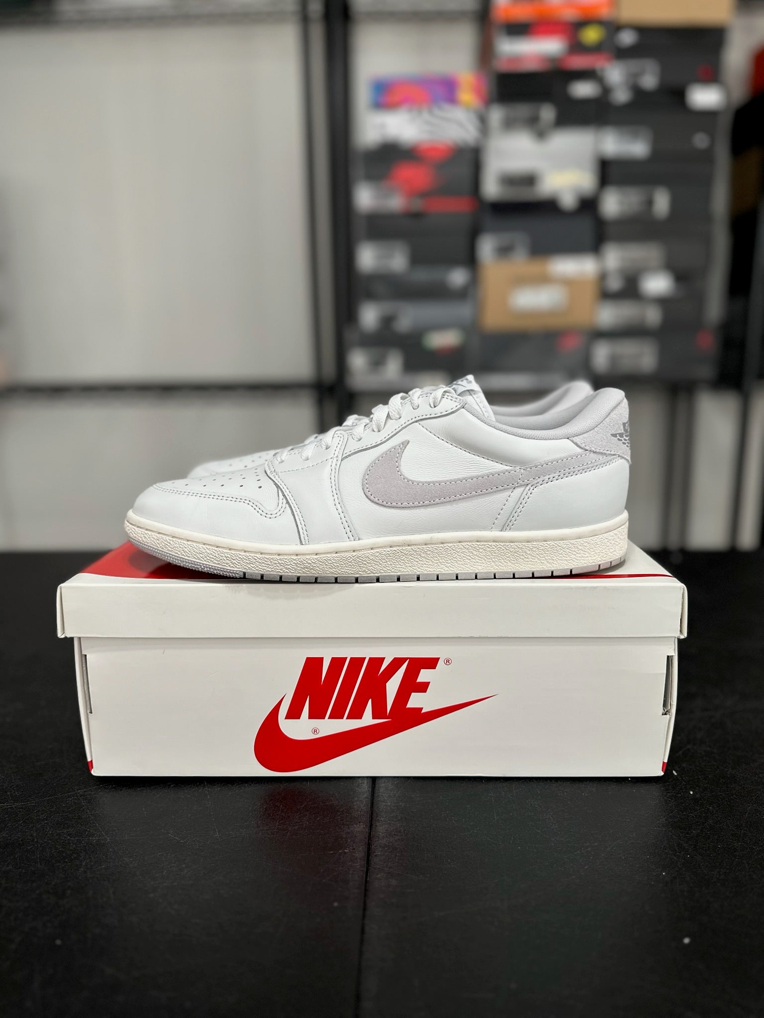 Size 13 - J1 Low ‘85 Neutral Grey