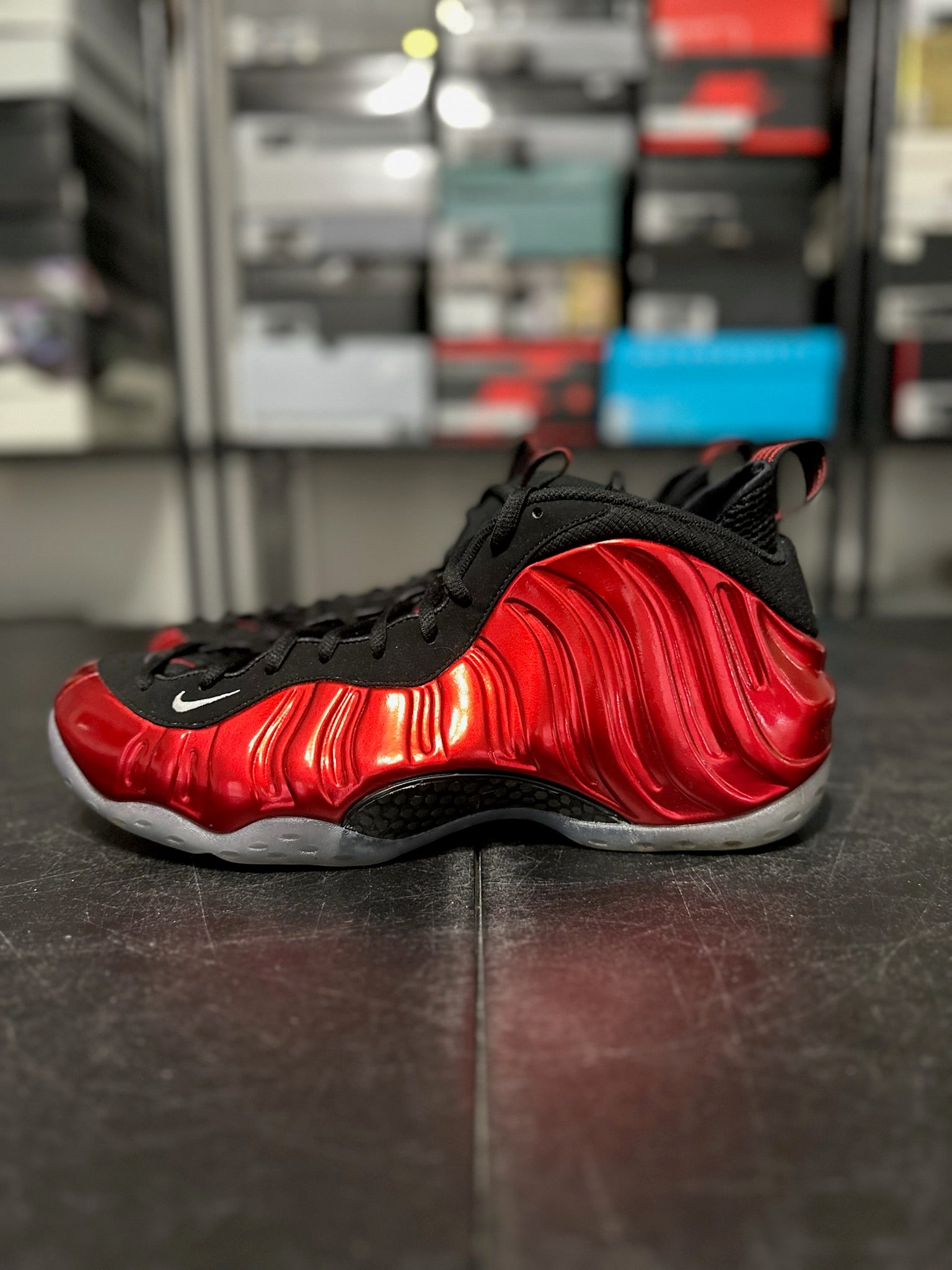 Size 13 - Foamposite 1 Metallic Red