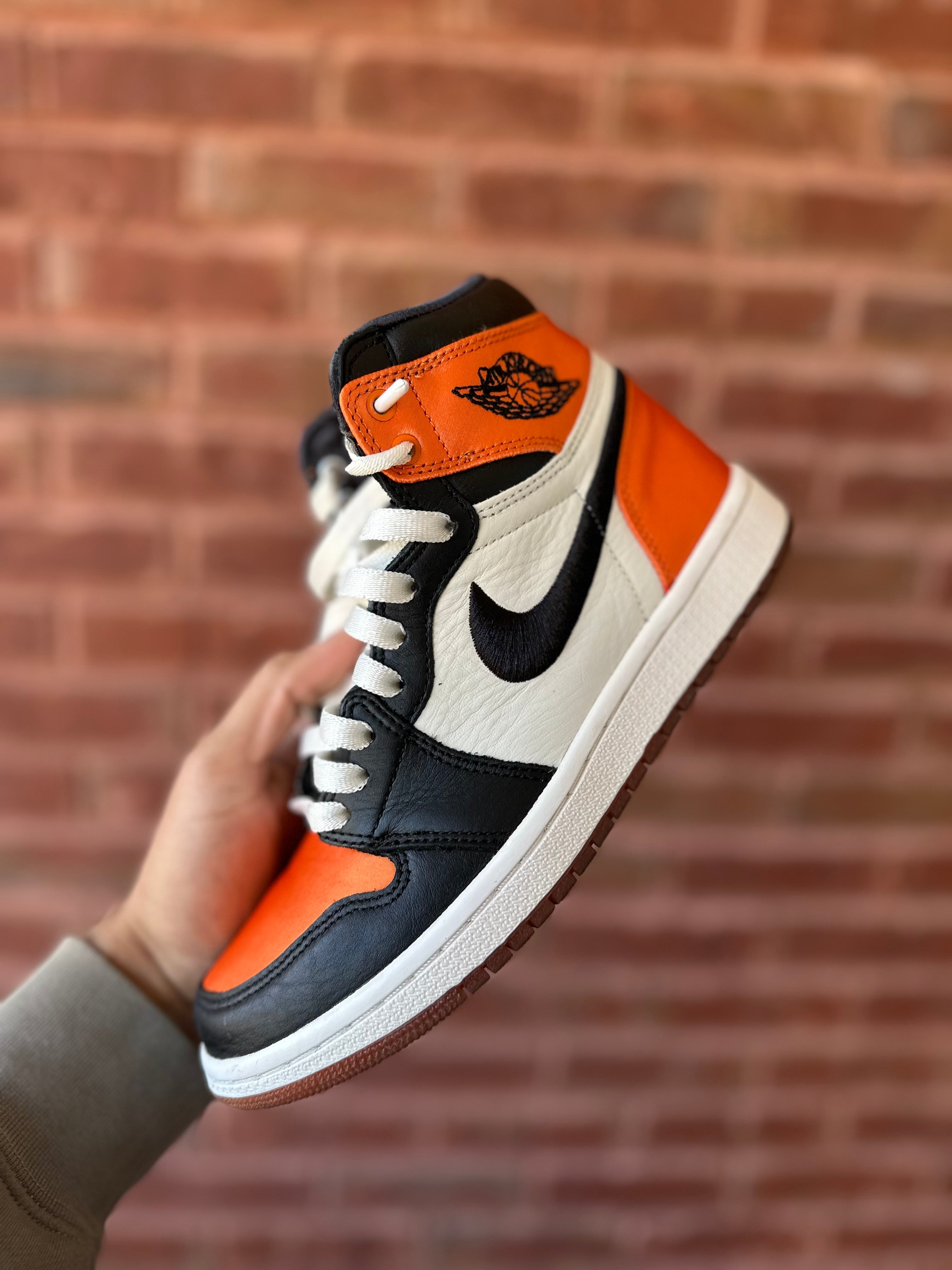 Size 6.5W - J1 satin shattered backboard