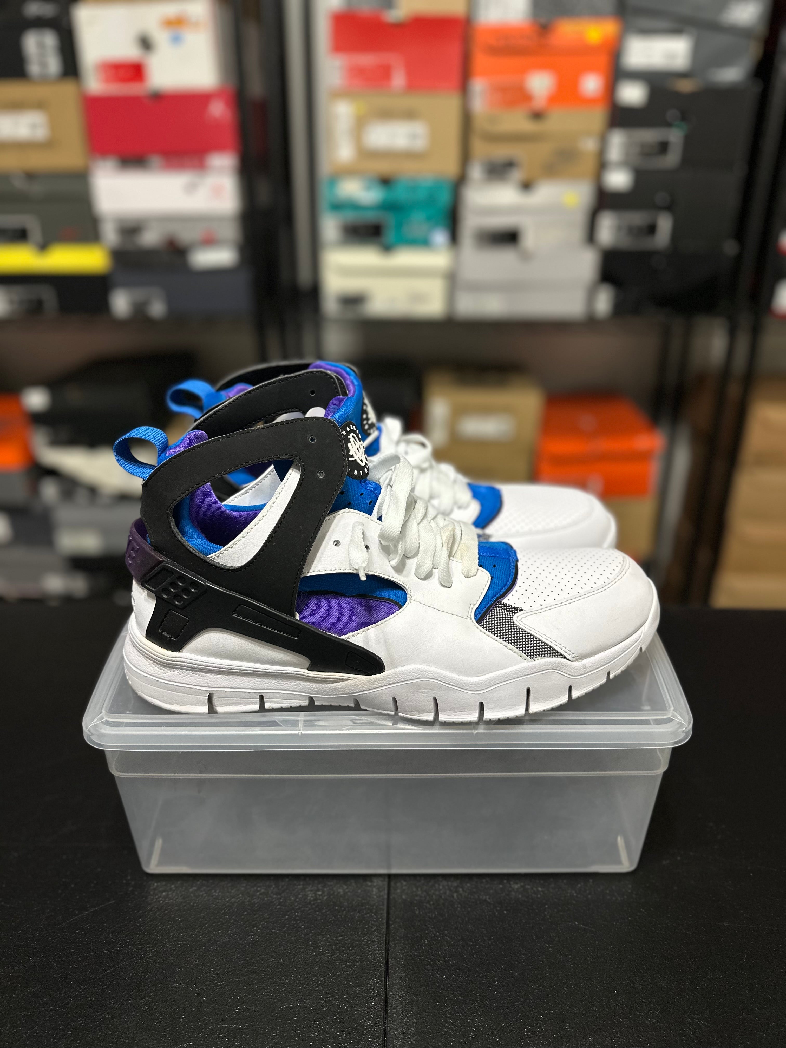 Size 14 - air huarache bball 2012 pure purple