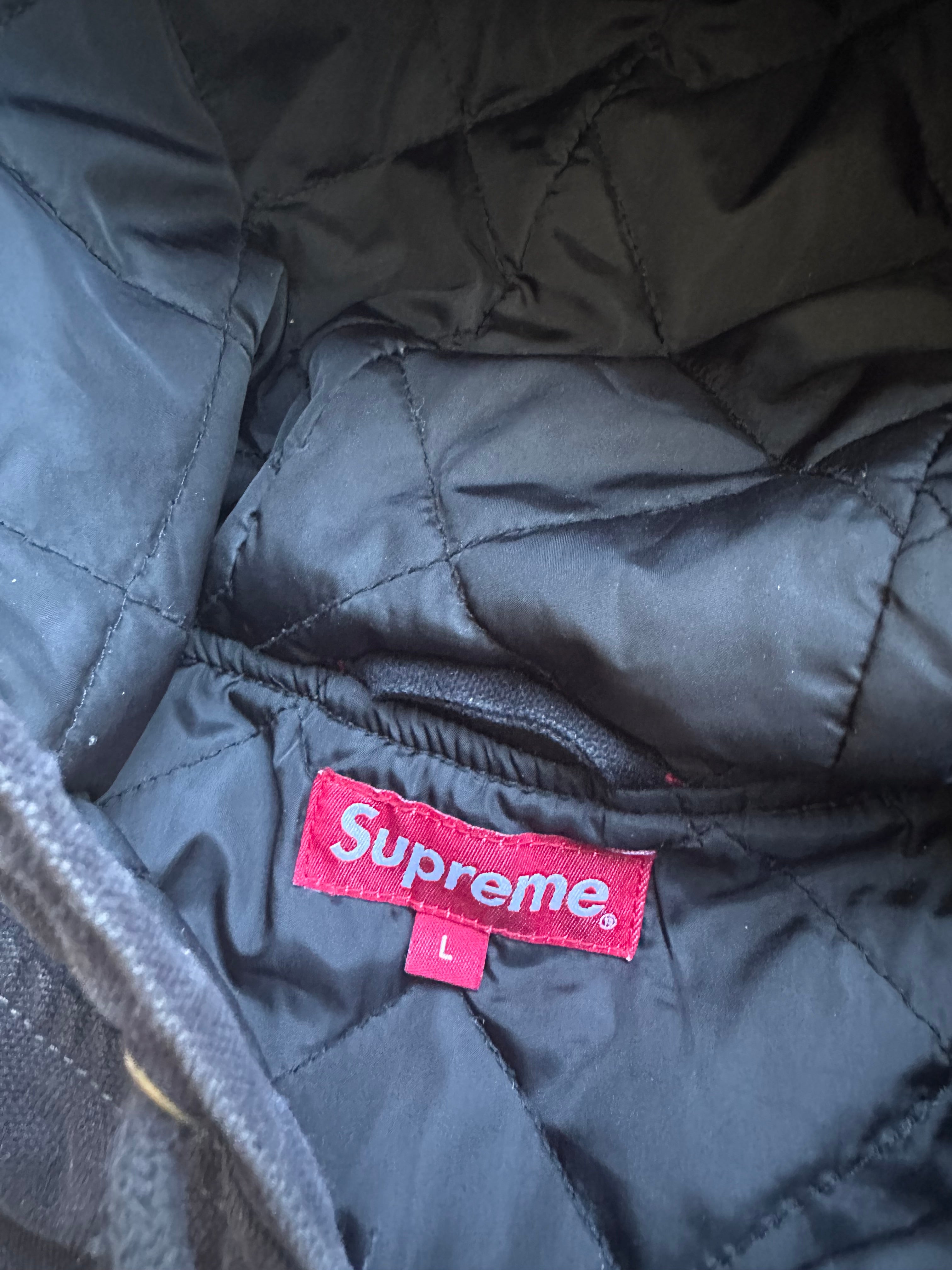 Size L - Supreme HOODED CANVAS WORK JACKET