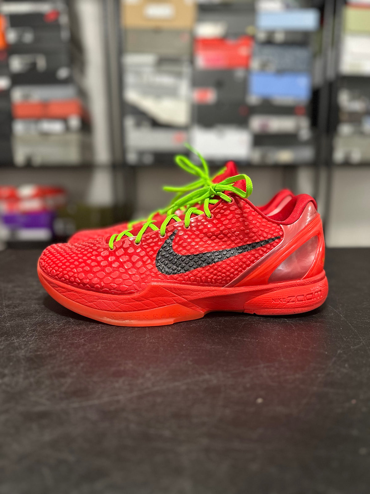 Size 13 - Kobe 6 protro reverse grinch