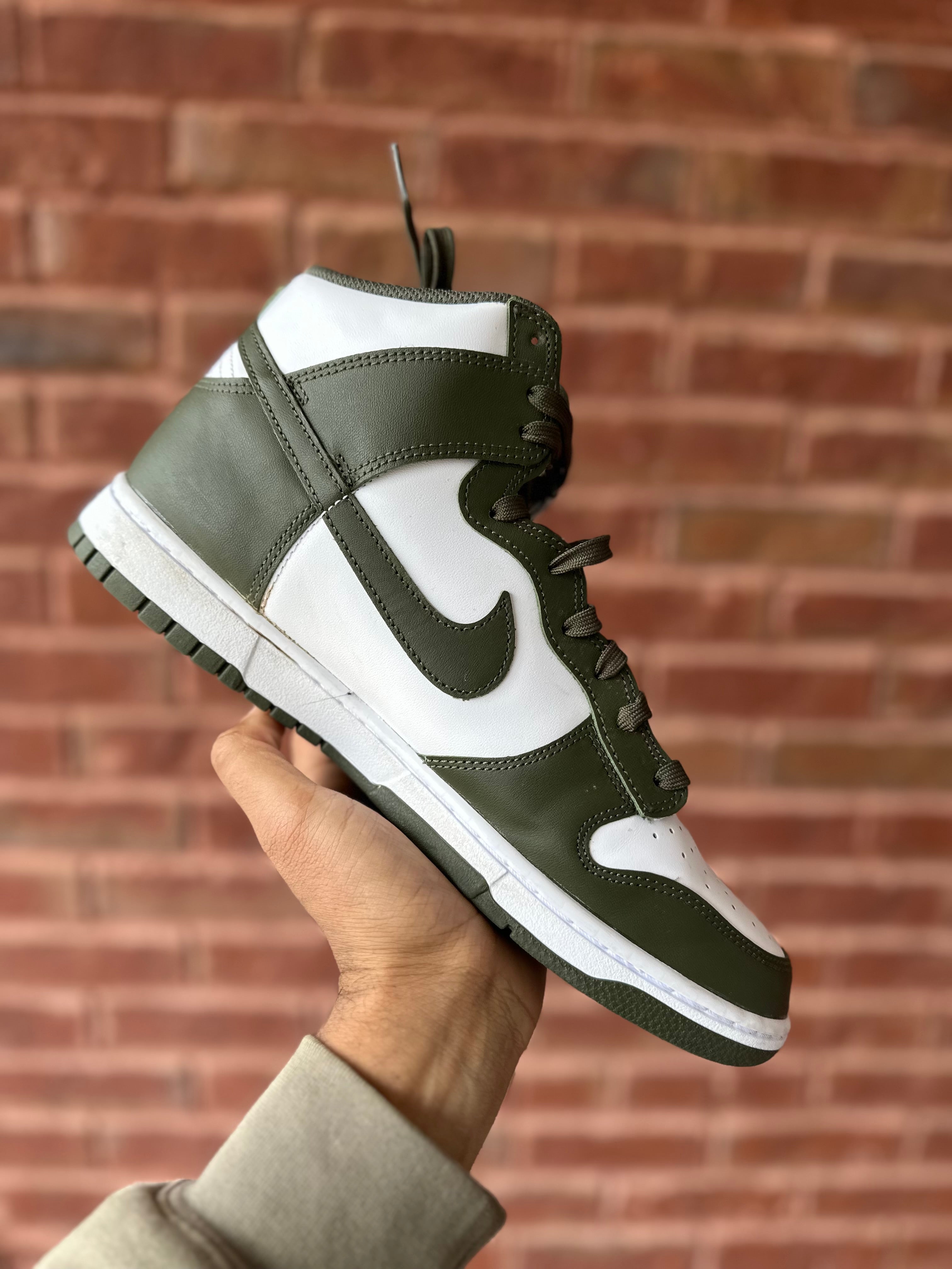 Size 11 - Dunk high olive