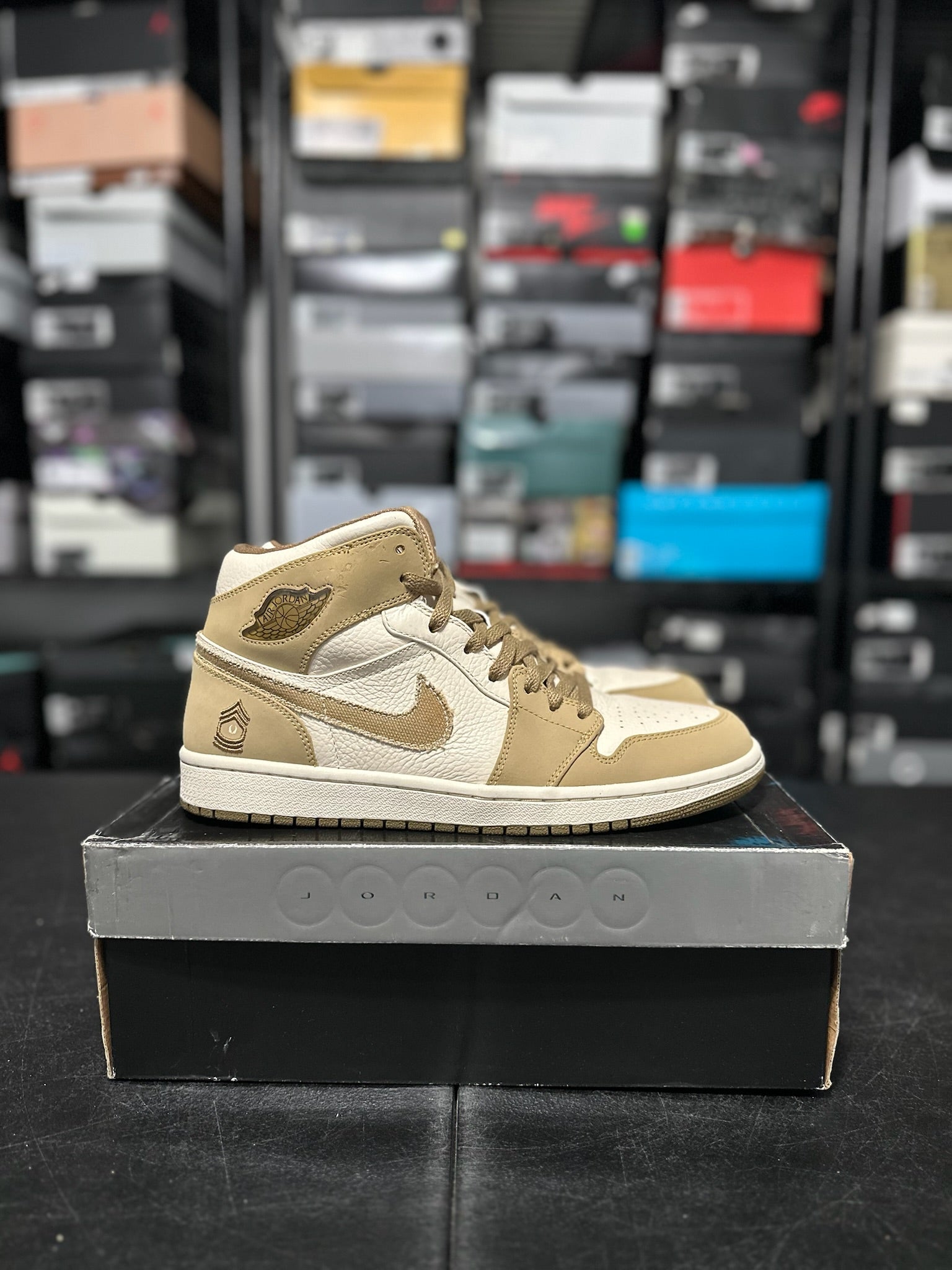 Size 11 - J1 Armed Forces Pearl White