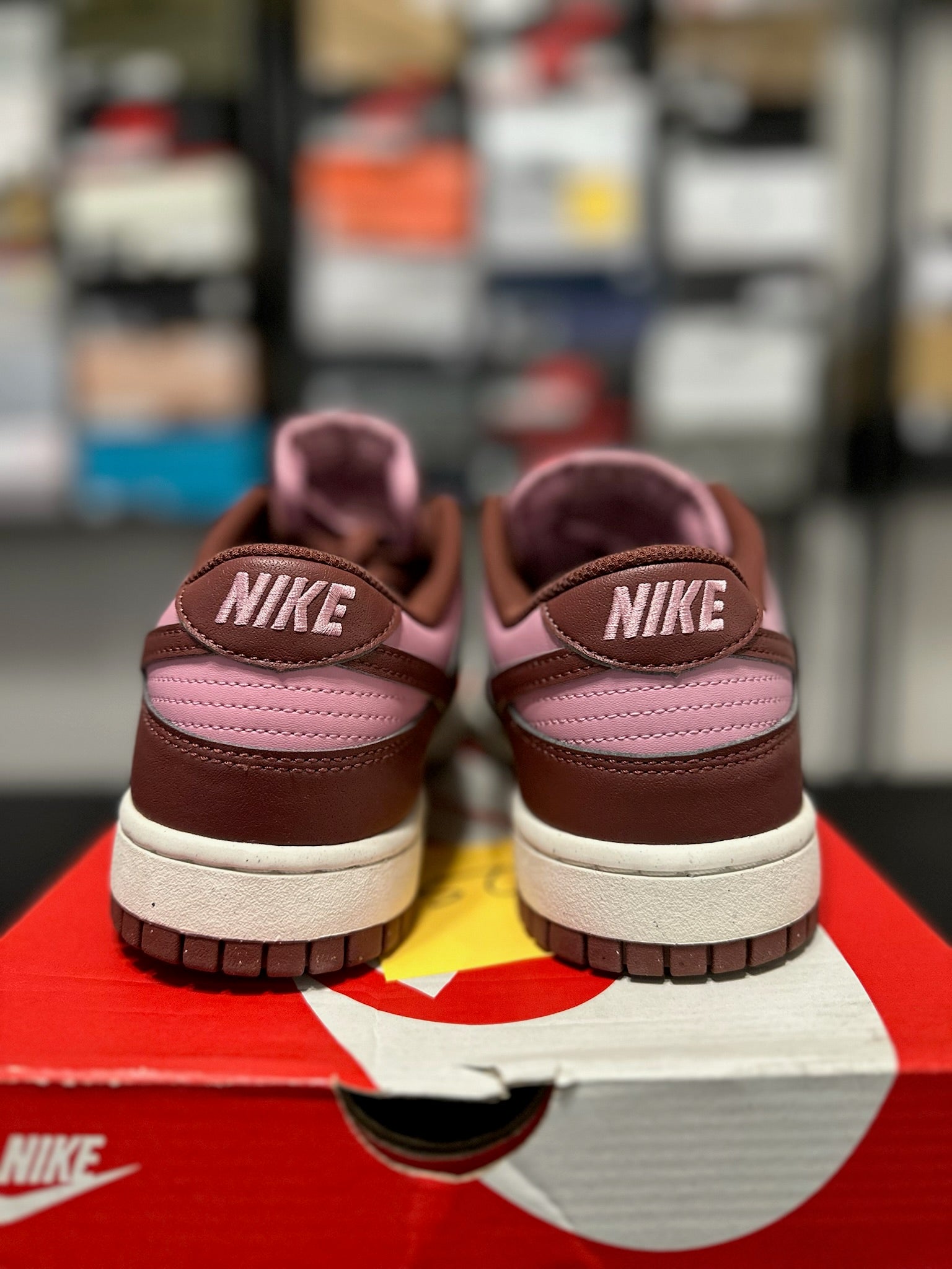 Size 9.5 - (11W) Dunk Low Next Nature Dark Pony Elemental Pink