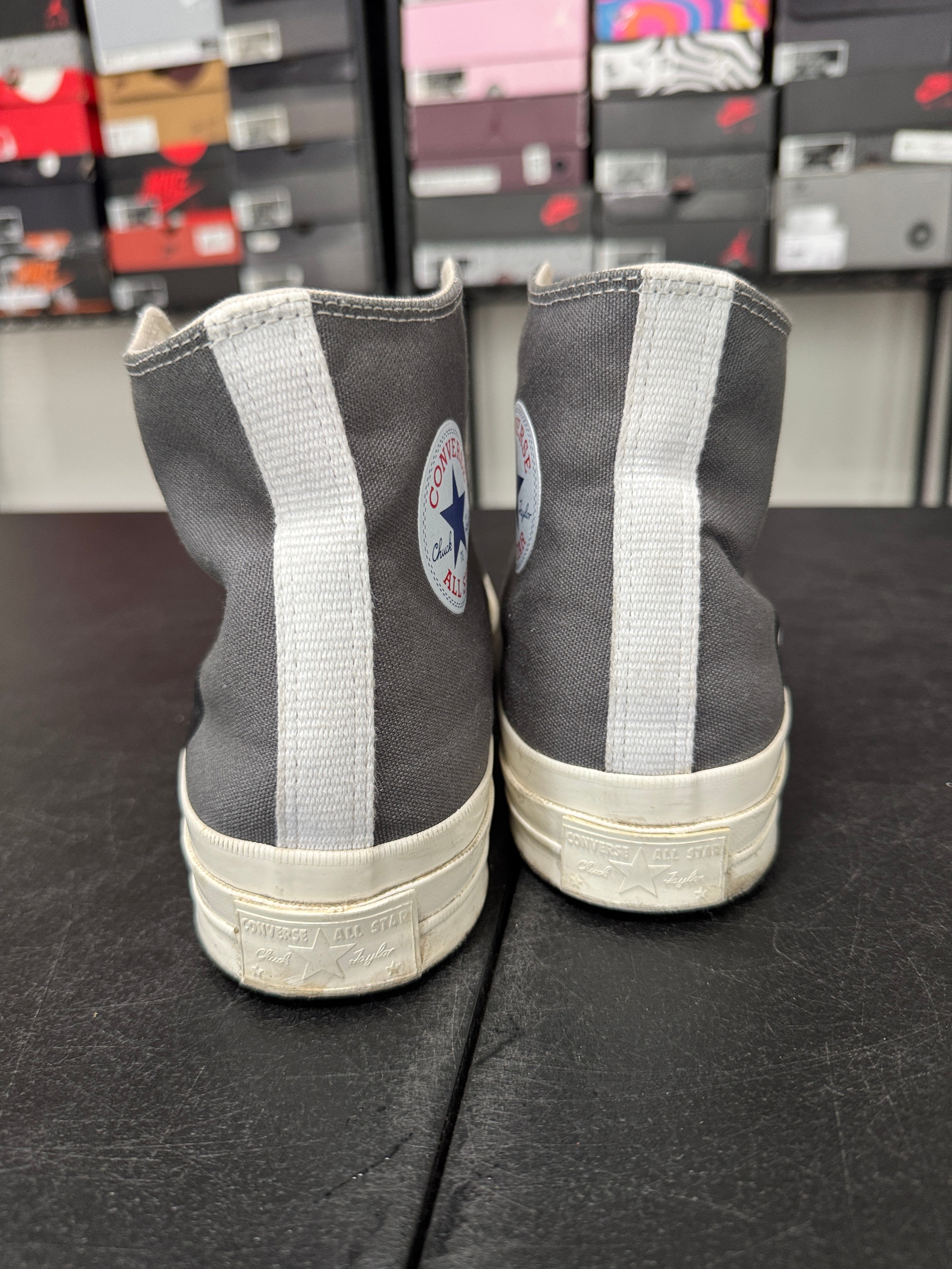 Size 9 - Cdg converse high grey