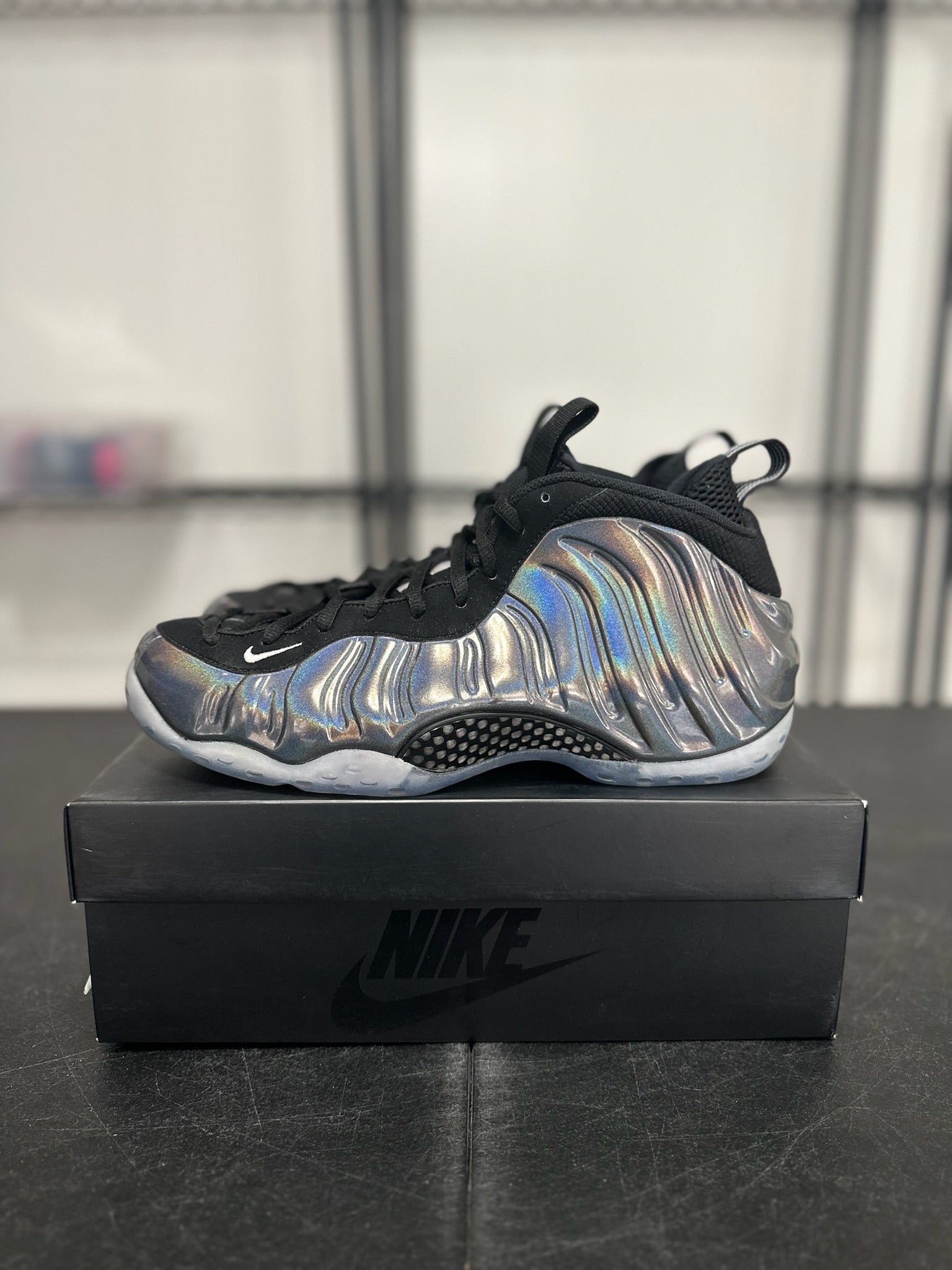 Size 12 - Foamposite 1 Hologram