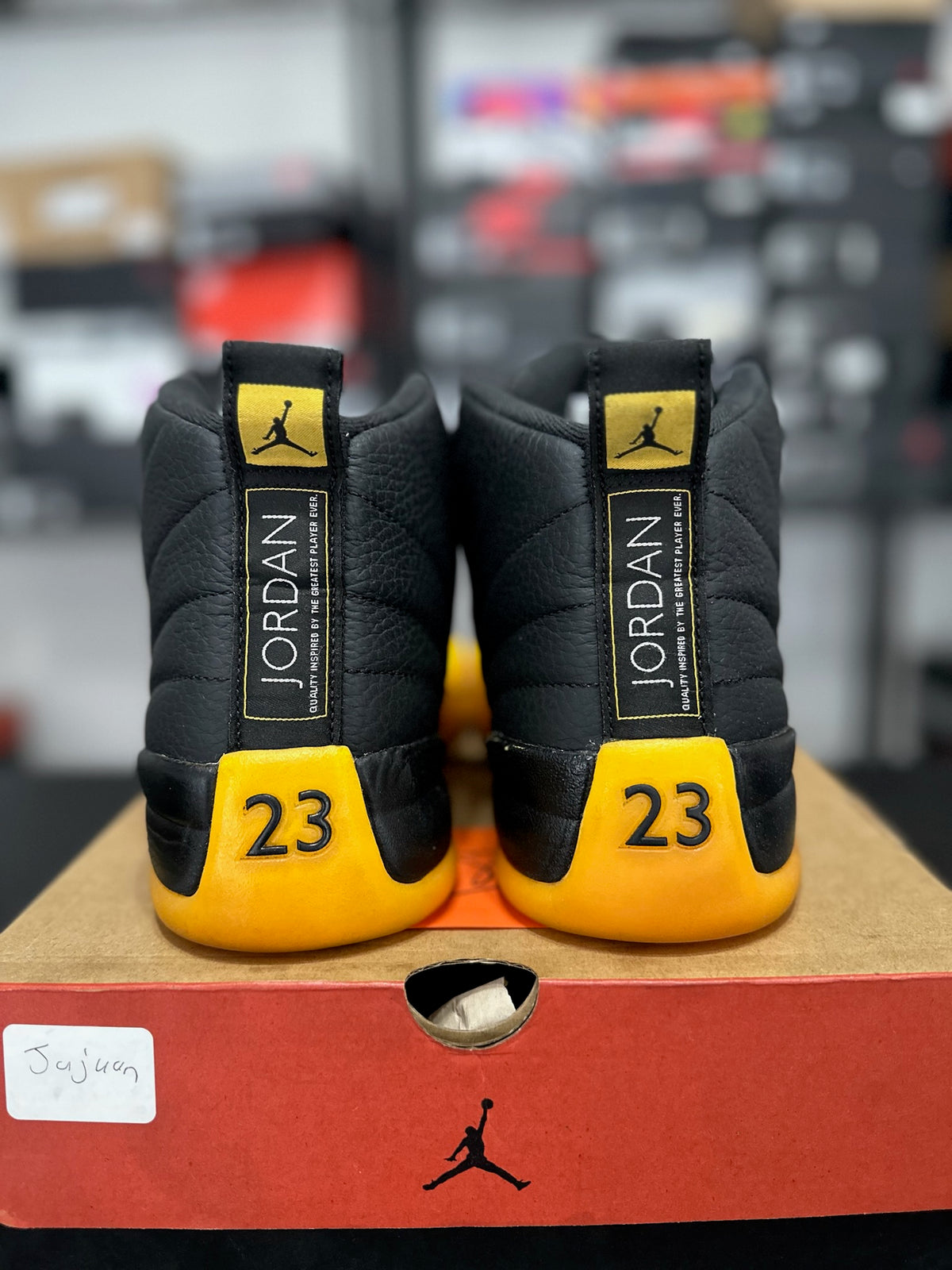 Size 12 - J12 Black university gold