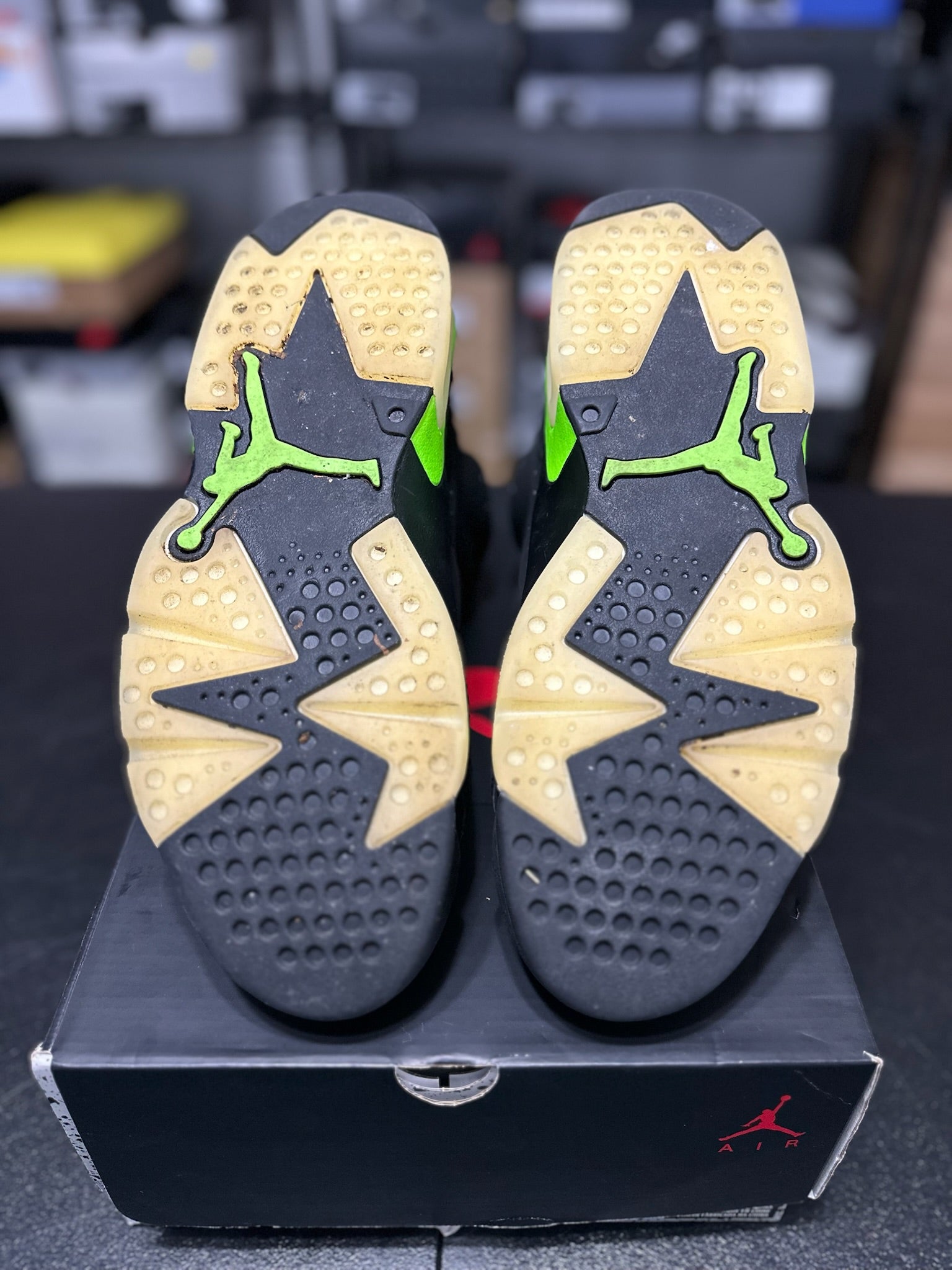 Size 10 - J6 Electric Green