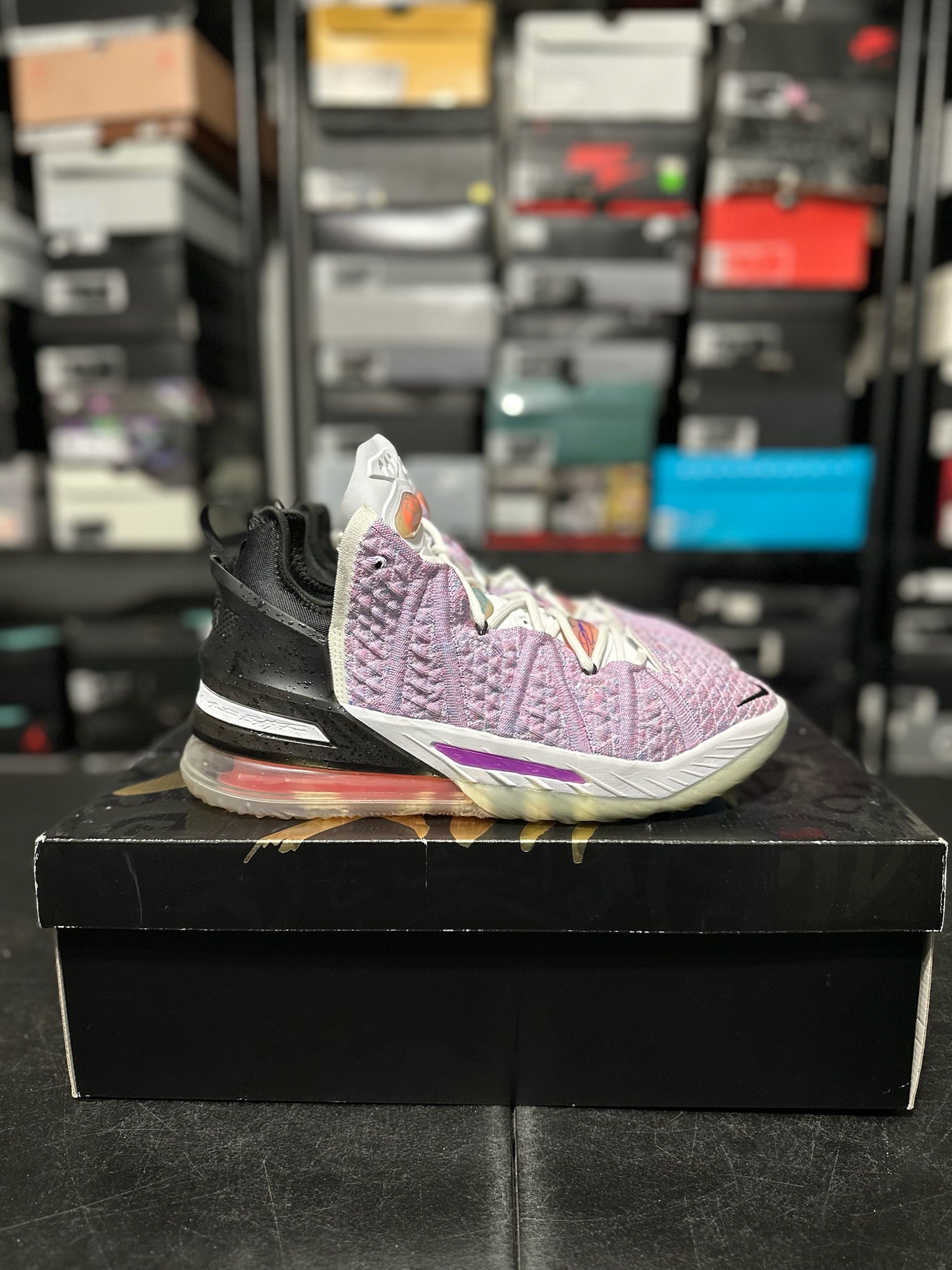 Size 9.5 - LeBron 18 Graffiti
