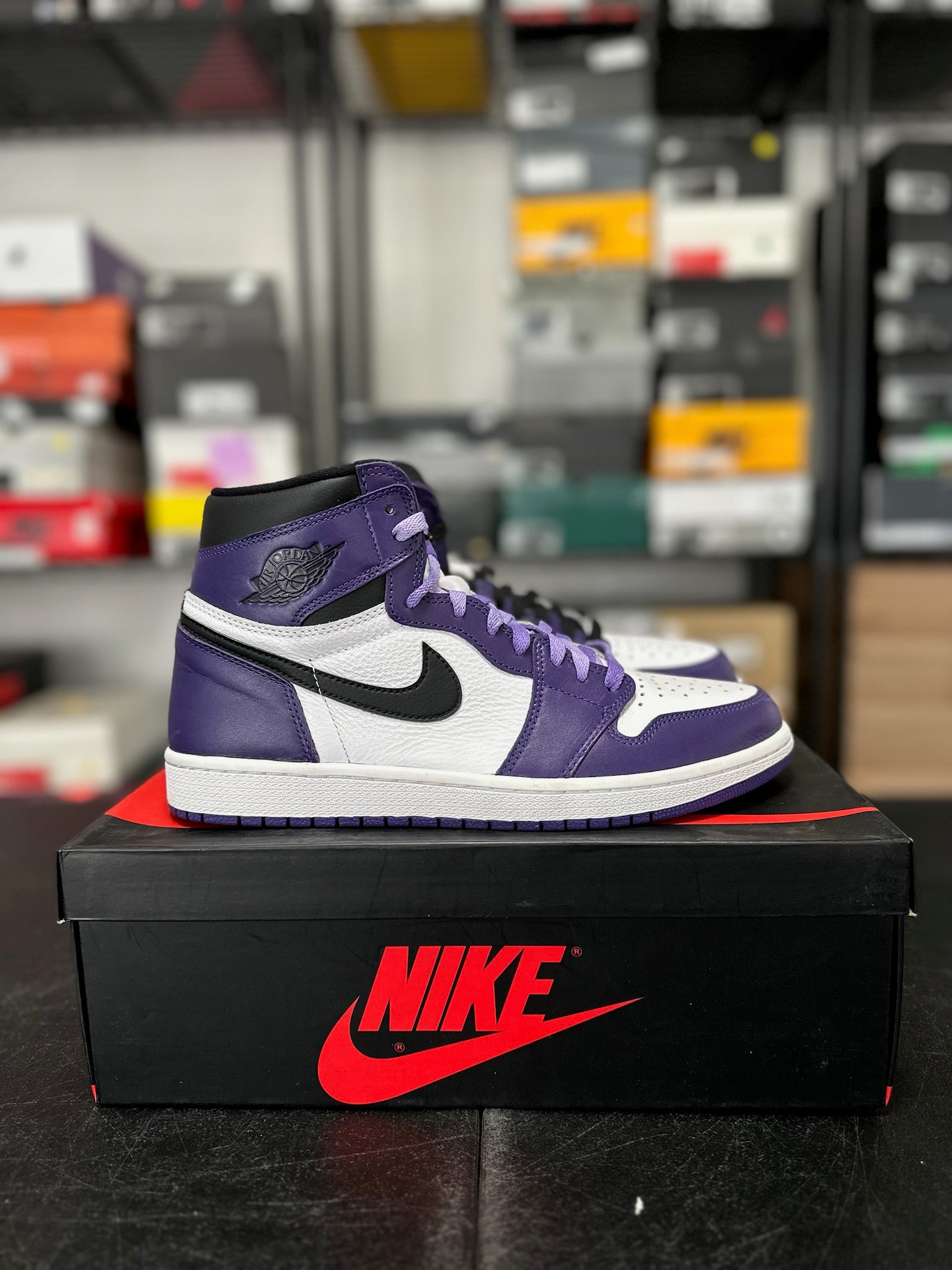 Size 11 - J1 High Court Purple White