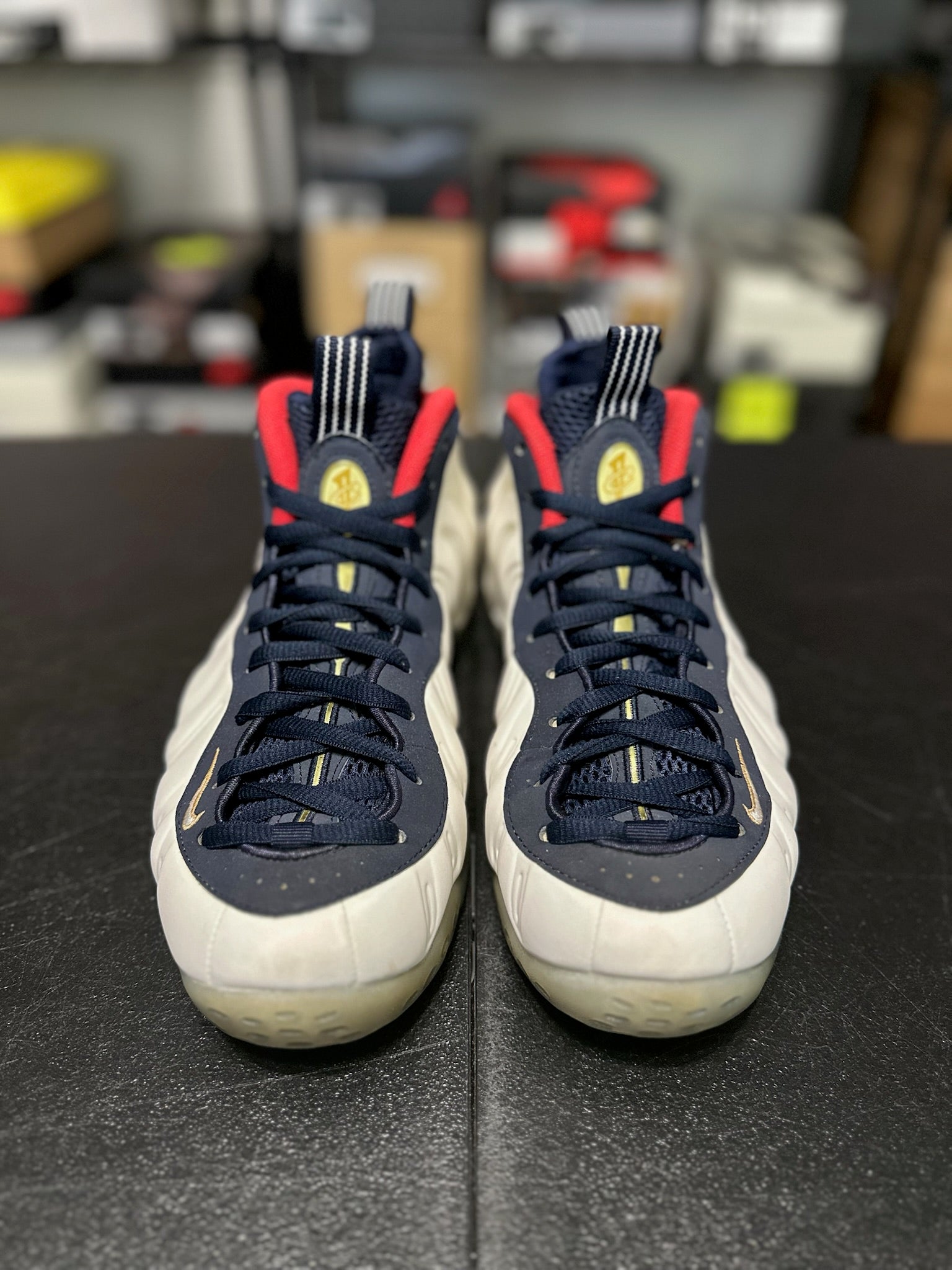 Size 9.5 - Foamposite 1 Olympic