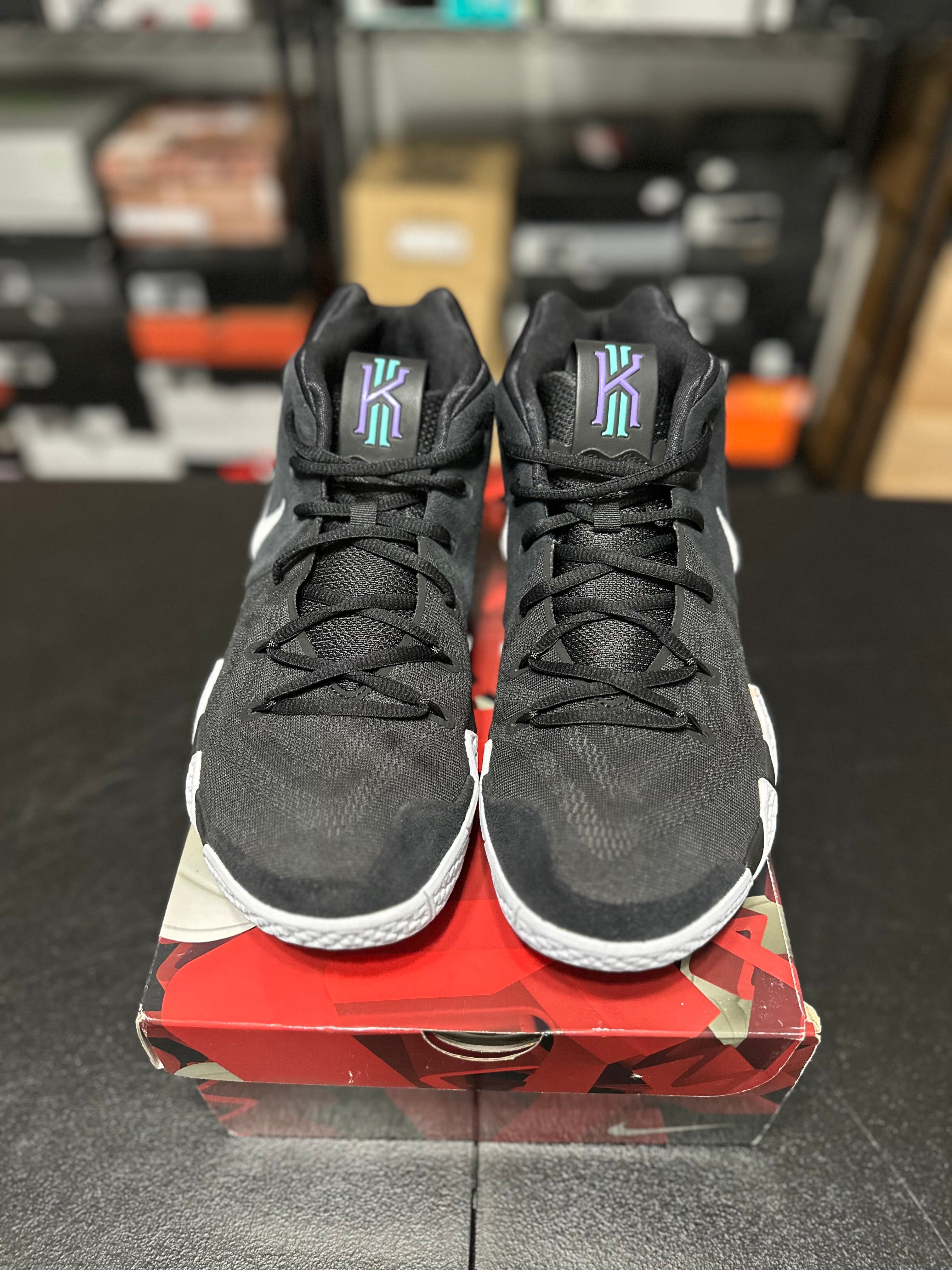 Size 11 - Kyrie 4 black white
